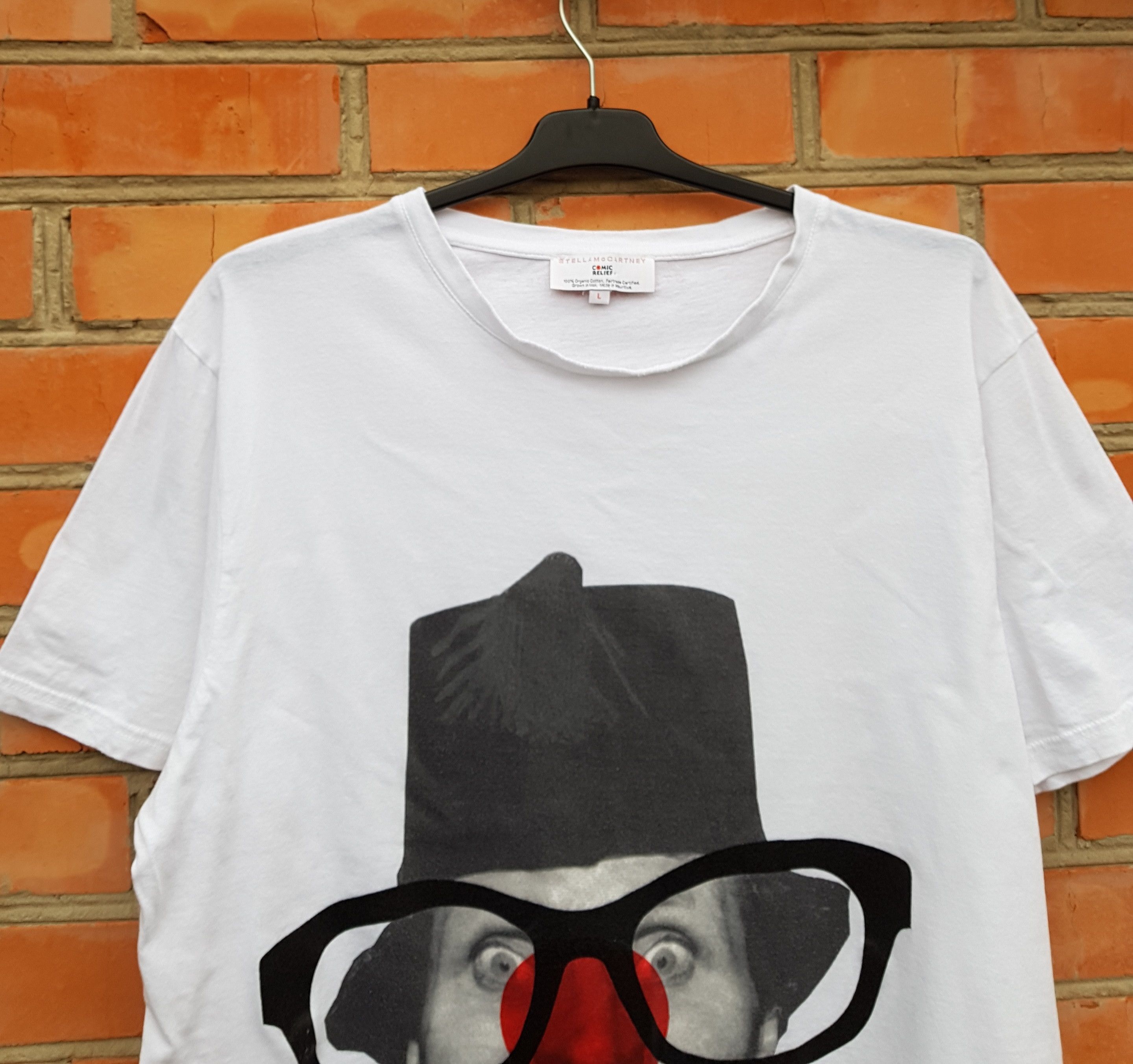 Stella McCartney Stella McCartney Comic Relief Red Nose Day Clown T Shirt Size US L / EU 52-54 / 3 - 2 Thumbnail