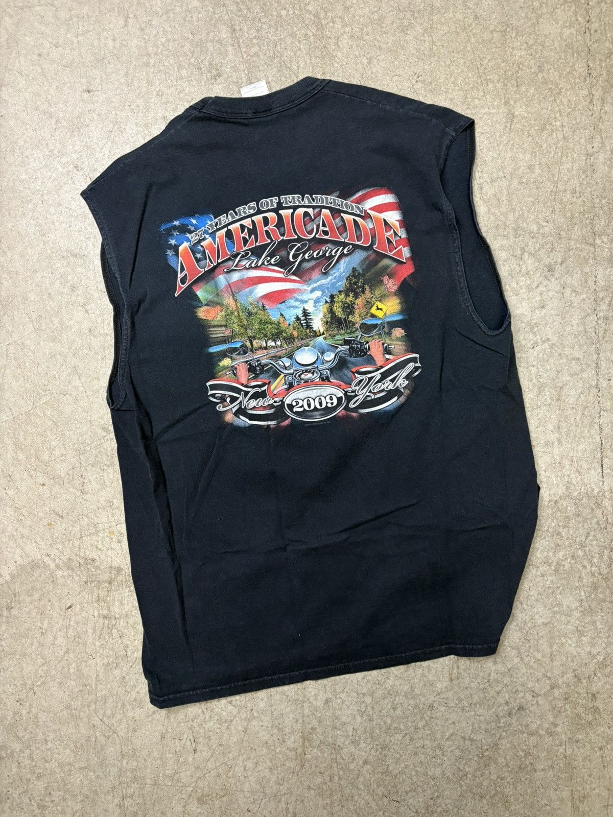 Vintage Vintage Biker Tank Top Size US XL / EU 56 / 4 - 2 Thumbnail