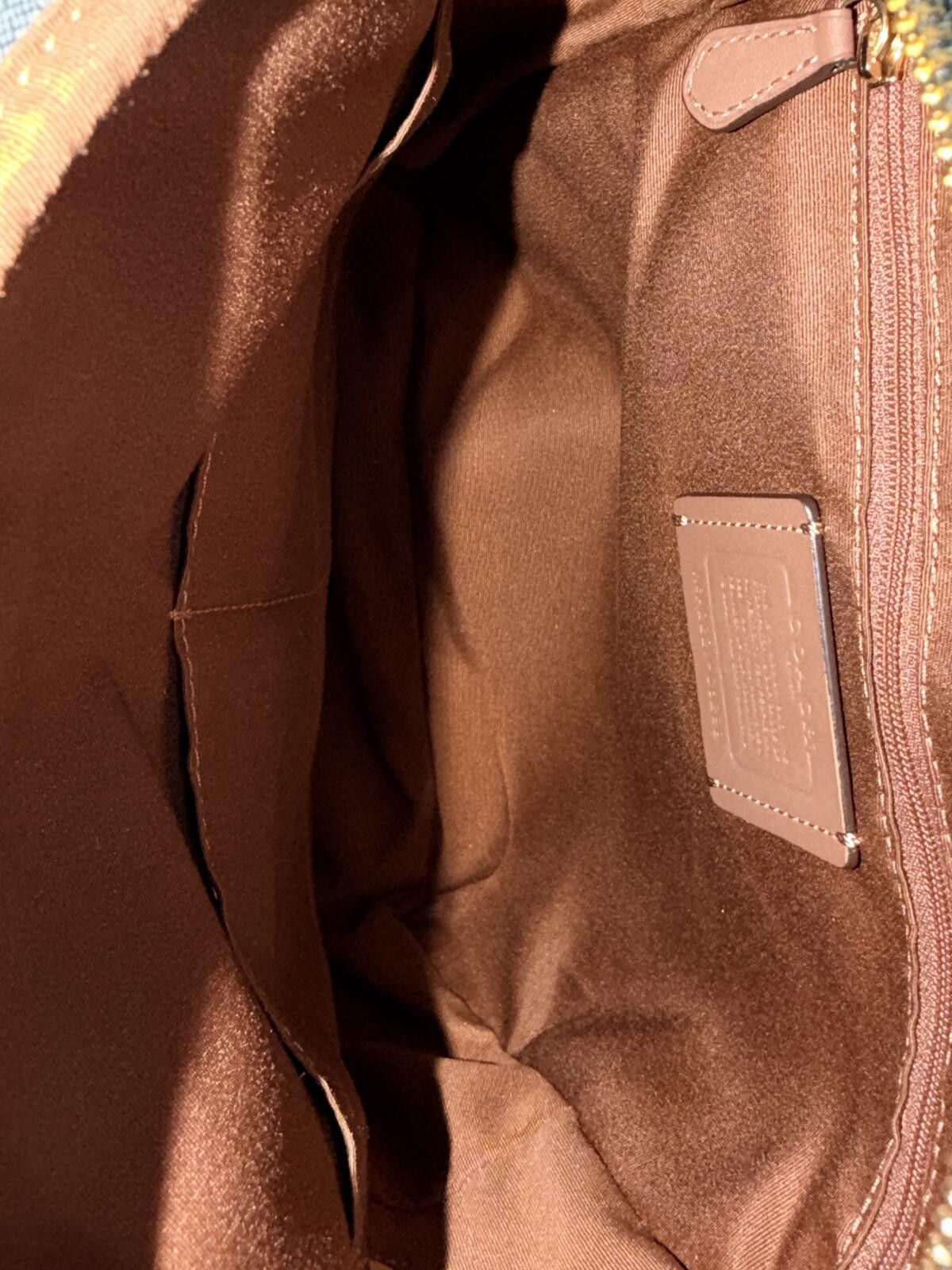 Coach Coach Court Backpack In Colorblock Gold/Powder-Pink-Multi Size ONE SIZE - 8 Thumbnail