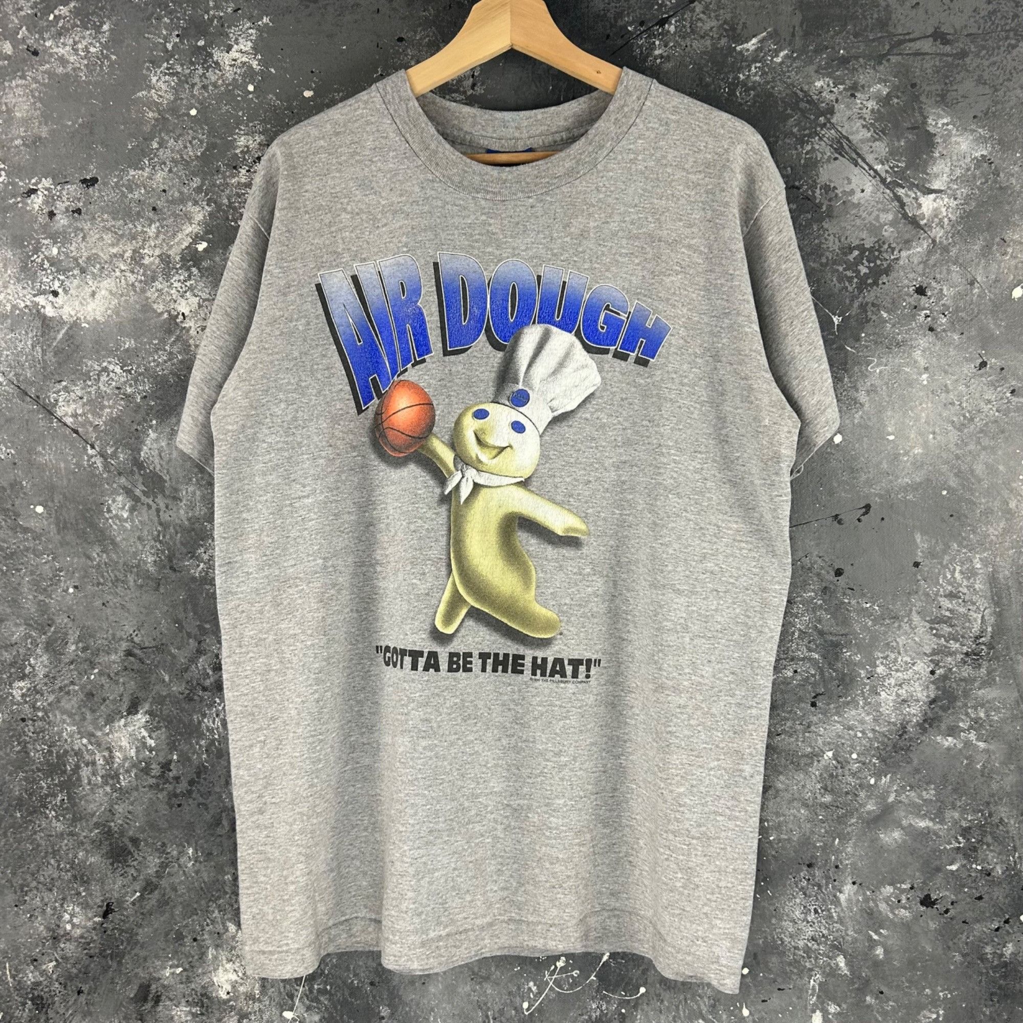 Vintage Vintage 1996 Air Doughboy gray shirt Size US L / EU 52-54 / 3 - 1 Thumbnail
