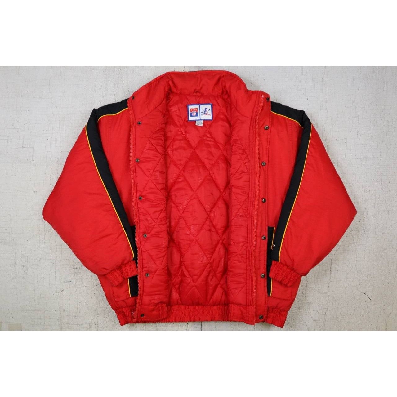 Logo Athletic Vintage 90s Kansas City Chiefs Bomber Jacket - Logo Athletic Size US XL / EU 56 / 4 - 4 Thumbnail