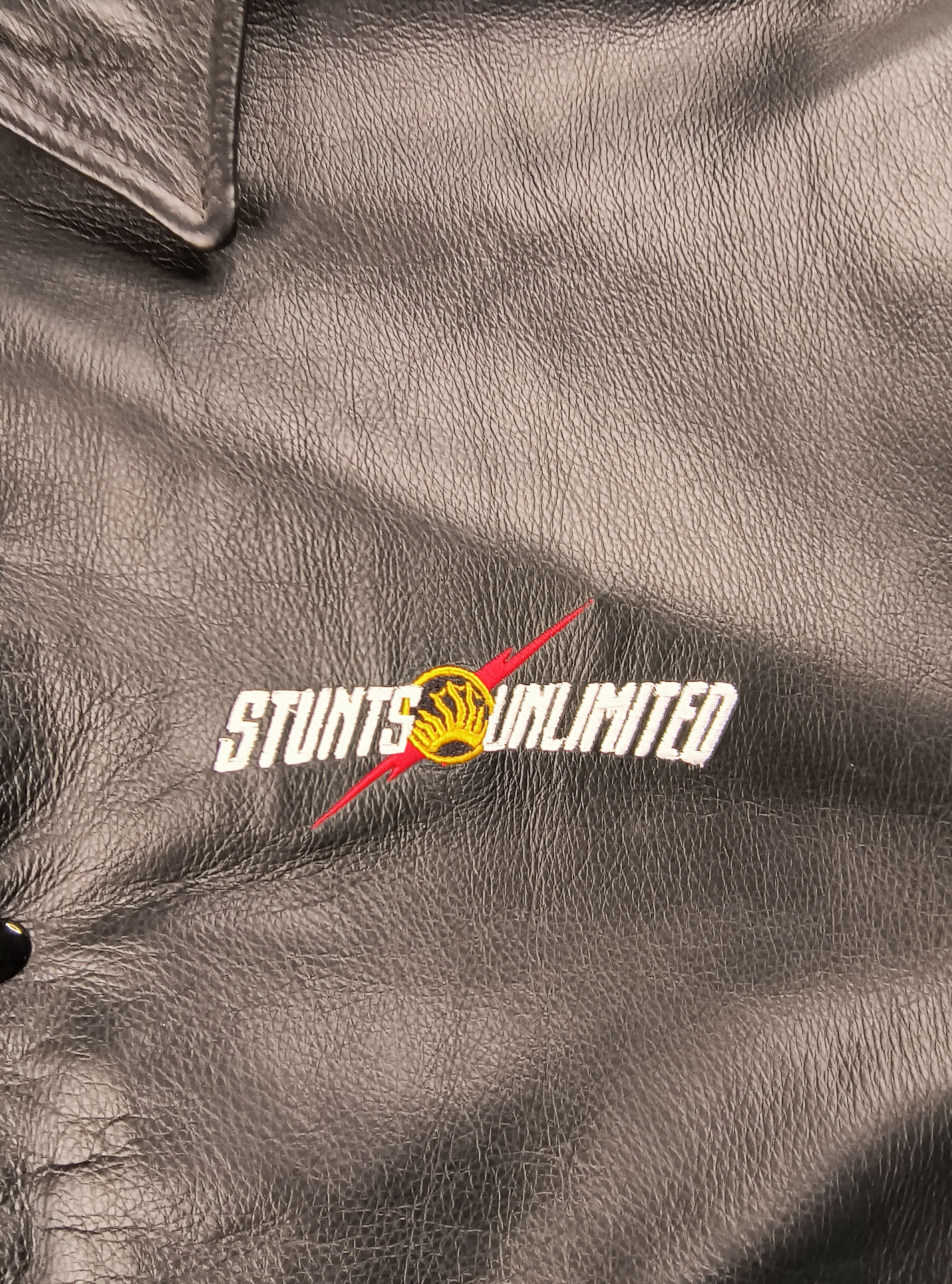 Vintage The winning team stunts unlimited Michael Bay Leather jacket Size US XL / EU 56 / 4 - 3 Thumbnail