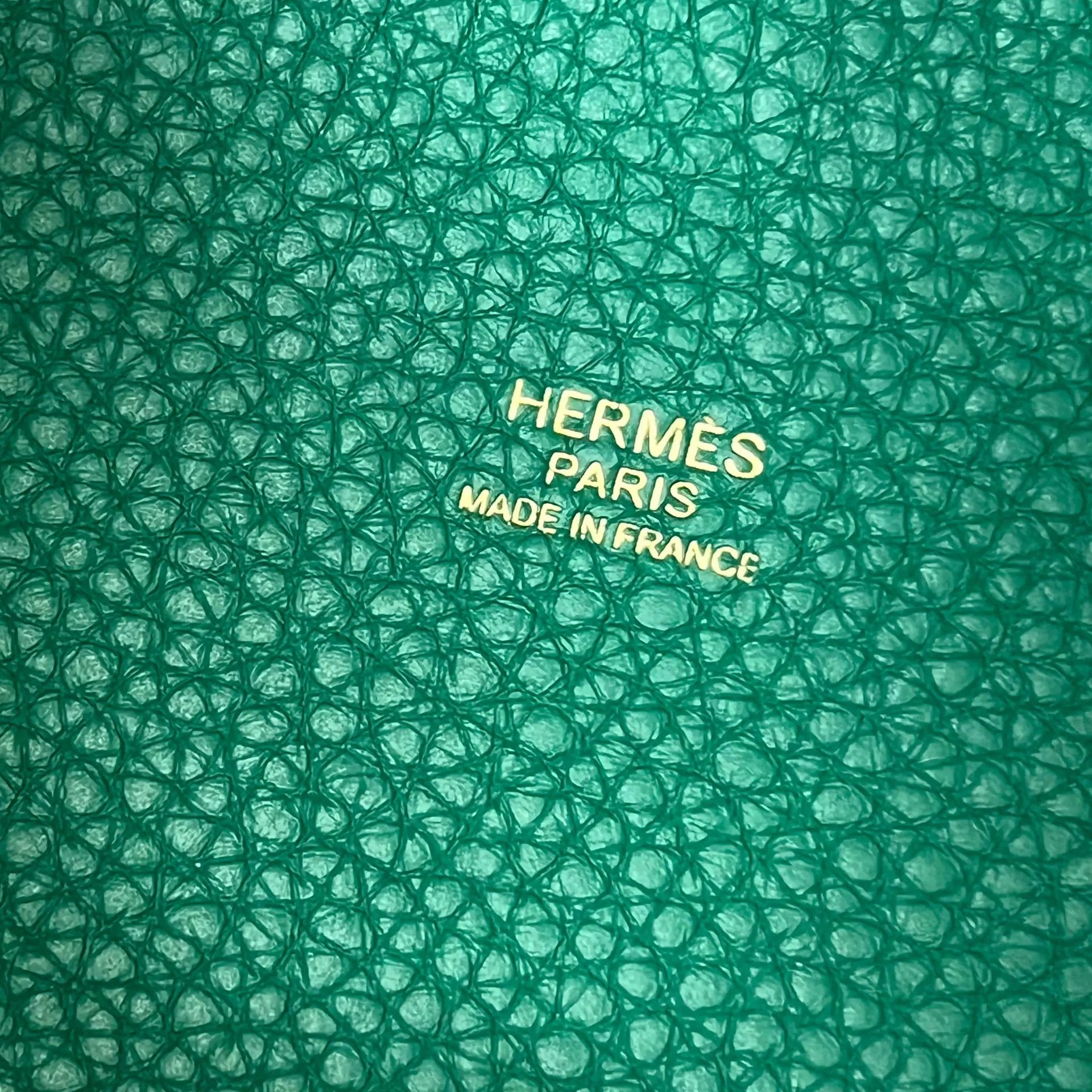 Hermes Hermes Picotin Lock 18 Velvet Green Gold Size ONE SIZE - 9 Thumbnail