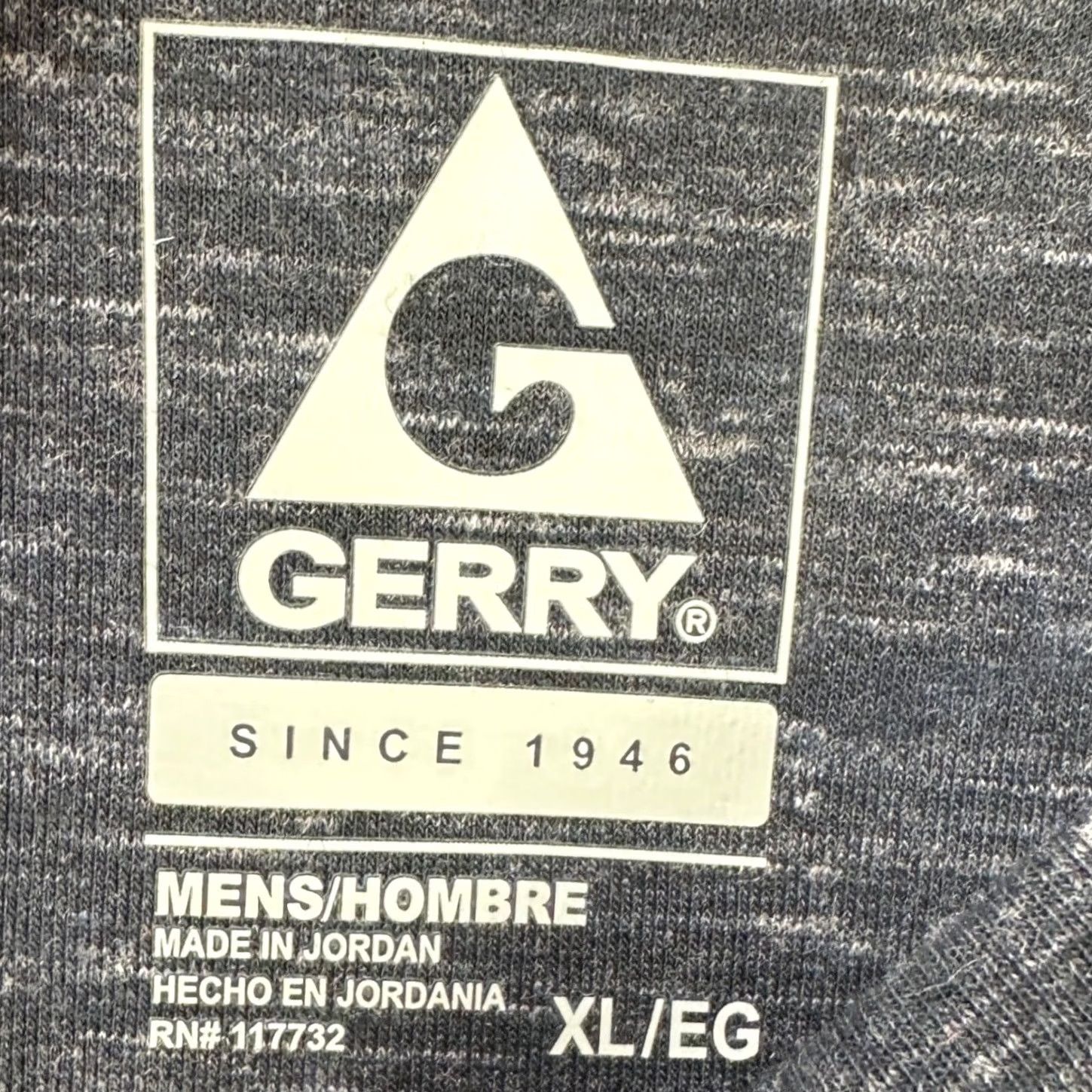 Vintage Gerry Sweatshirt Pullover Mens XL Blue Heather Crewneck Long Sleeve Stretch NEW Size US XL / EU 56 / 4 - 4 Thumbnail