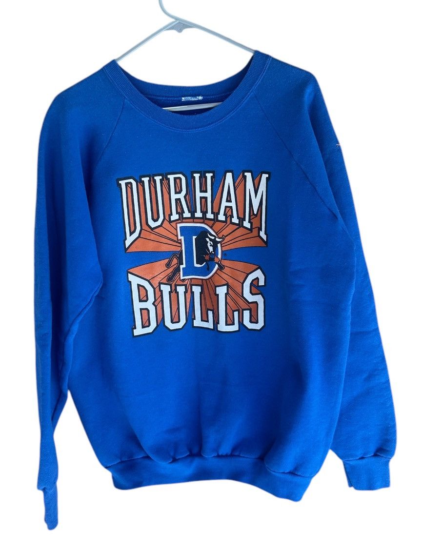 Grailed × Vintage Vintage Durham Bulls Sweatshirt Size L Size US XL / EU 56 / 4 - 1 Thumbnail