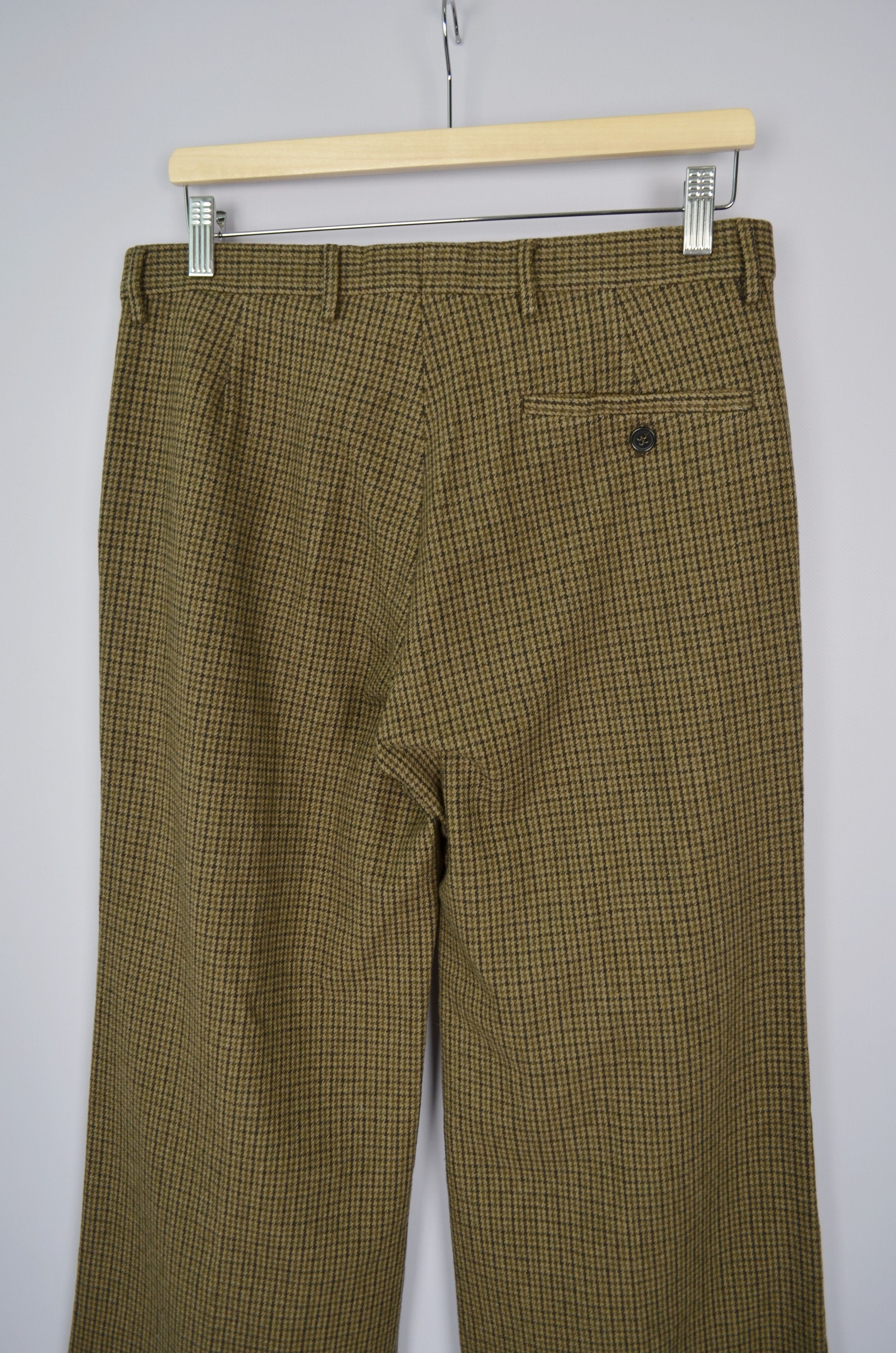 Miu Miu × Prada Miu Miu Prada Wool Check Wide Leg Pants Trousers Size IT42 Size 28" / US 6 / IT 42 - 6 Thumbnail