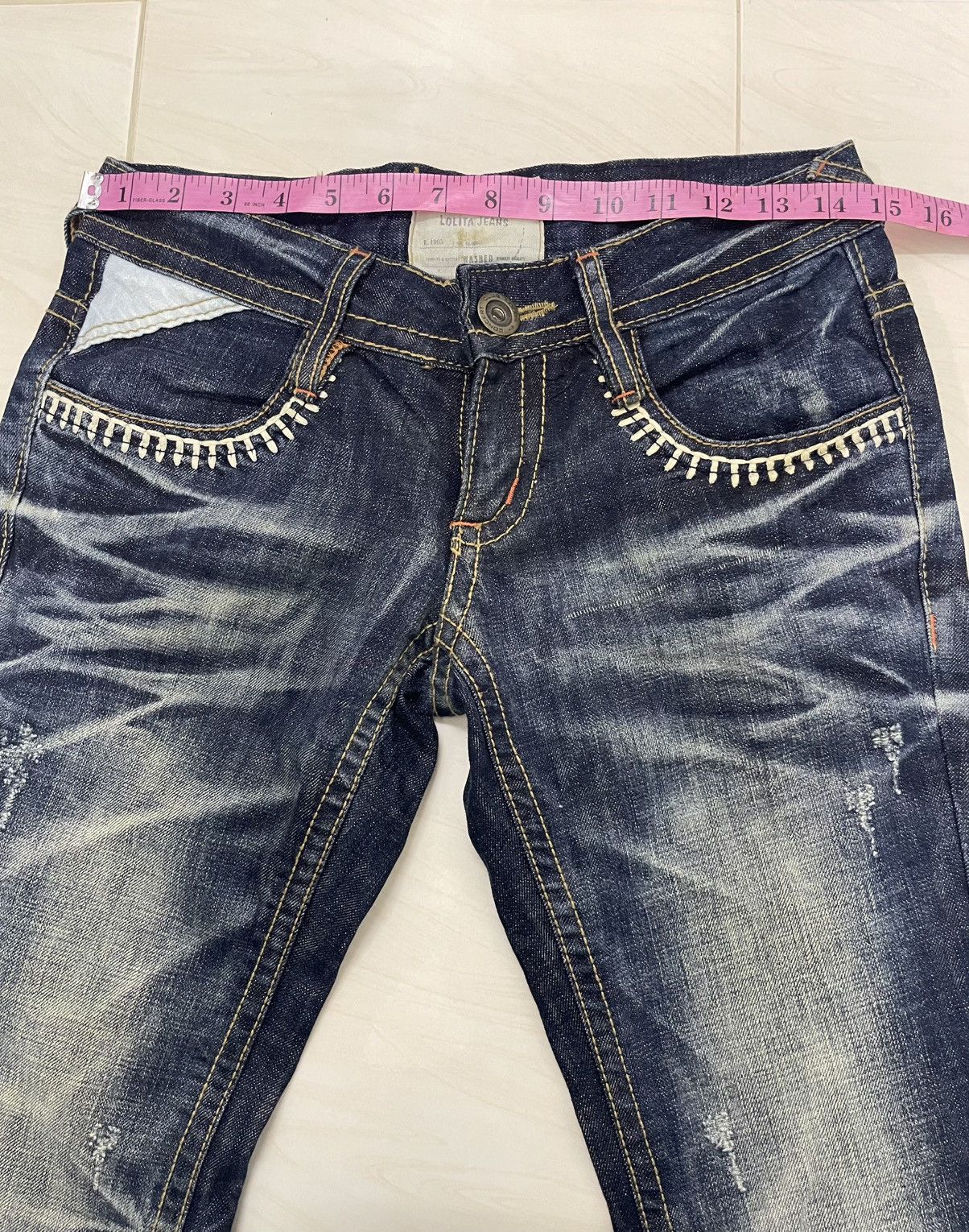 Tornado Mart Vintage Lolita Club By Concert Club Bootcut Denim Jeans Size US 30 / EU 46 - 3 Thumbnail