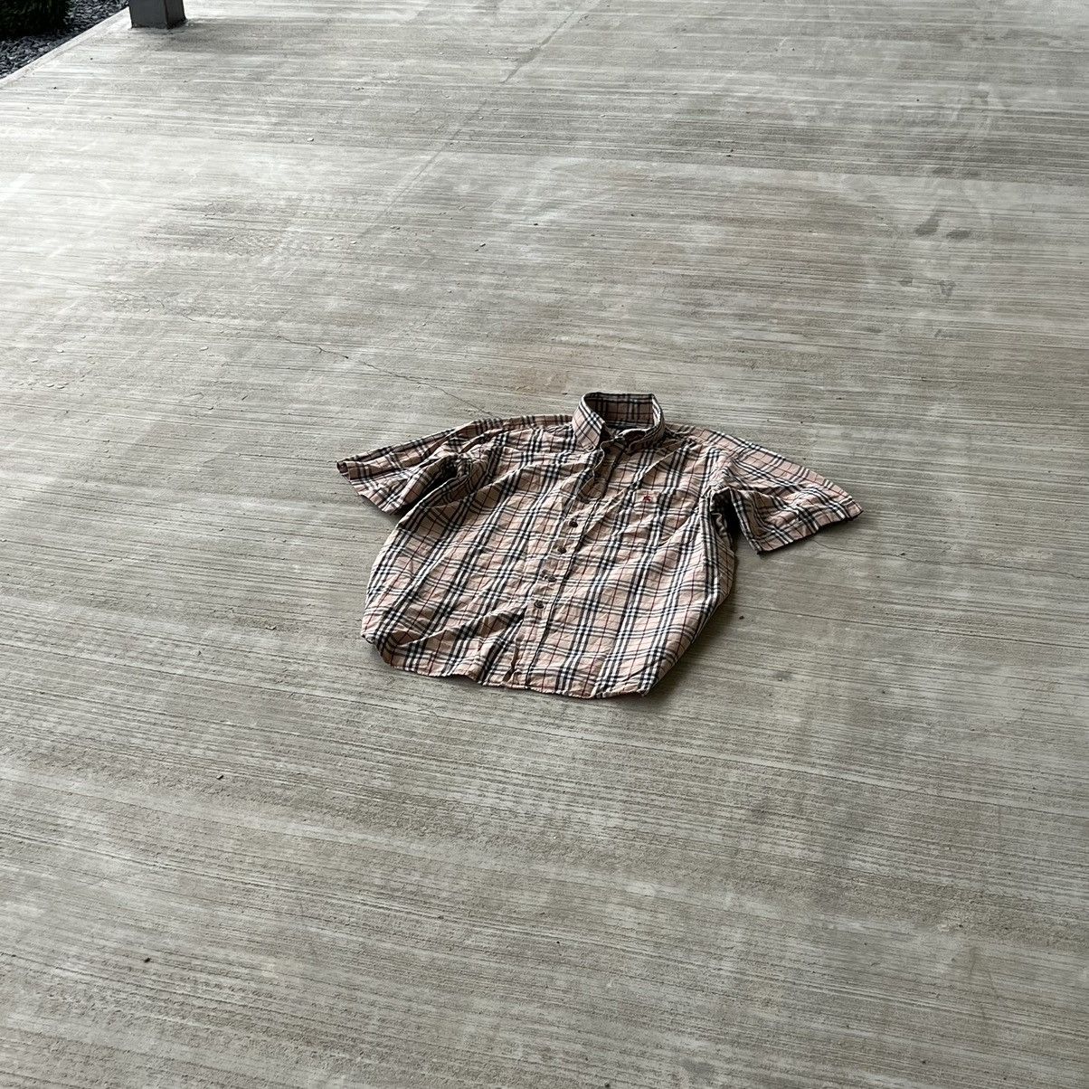 Burberry Burberry Vintage Rare Legit Luxury Button Ups Hawaiian Shirt Size US L / EU 52-54 / 3 - 2 Thumbnail