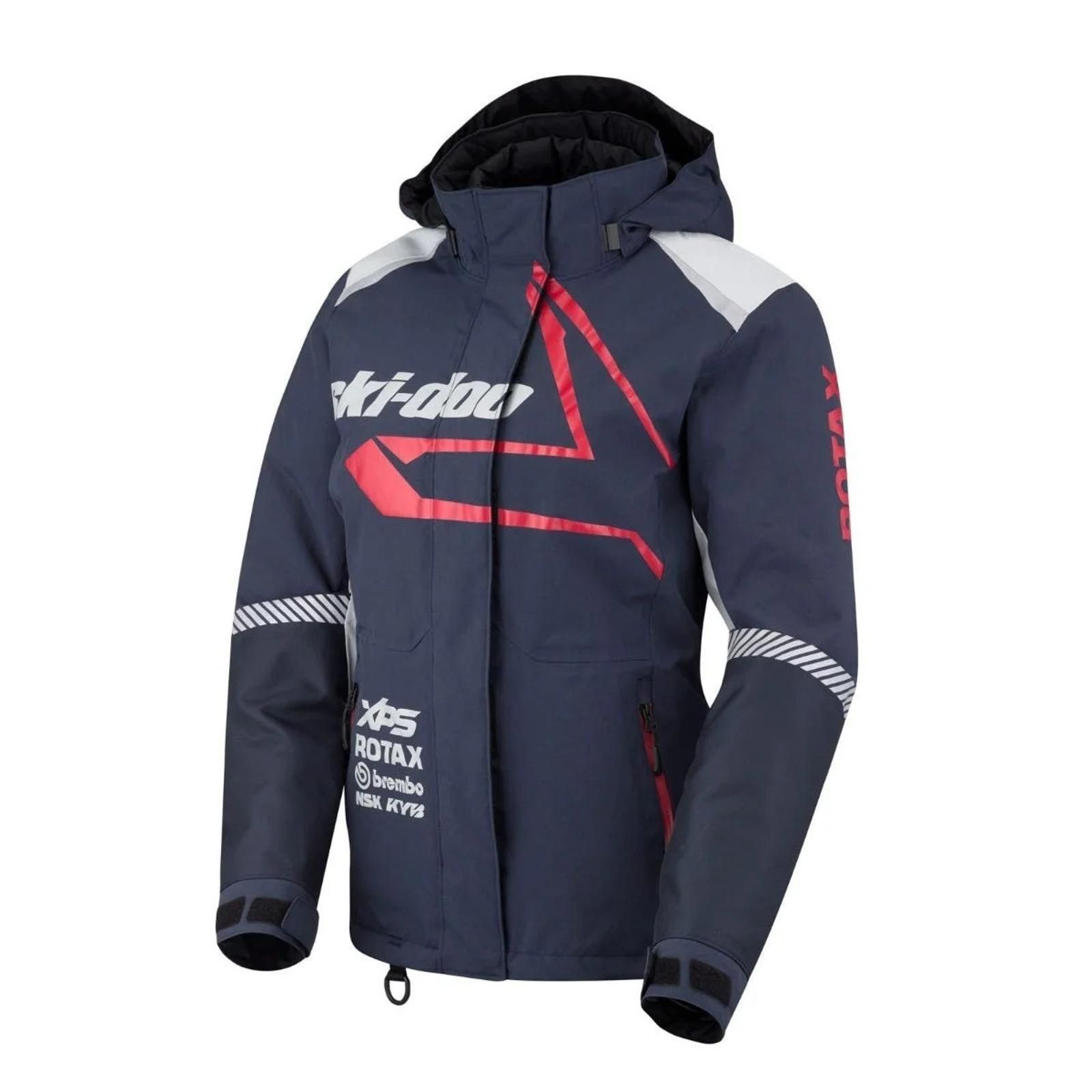 Ski-Doo Ski-Doo Women's X-Team Jacket, Dark Navy, M Size ONE SIZE - 8 Thumbnail