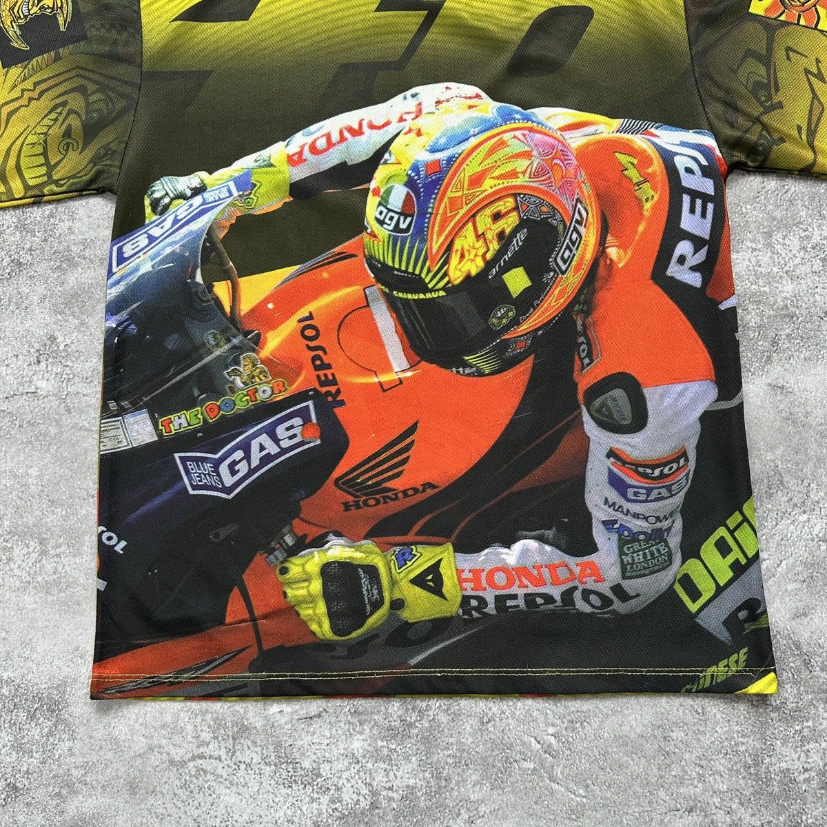 Honda Repsol Honda Valentino Rossi Overprint T-Shirt MotoGP VR46 Size US M / EU 48-50 / 2 - 5 Thumbnail