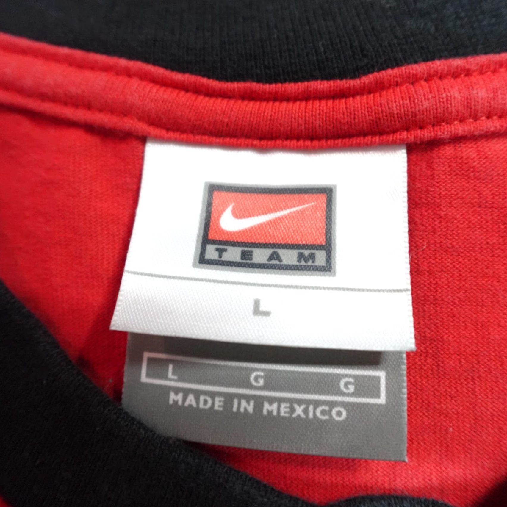 Nike VINTAGE Nike Shirt L Red Nebraska Cornhuskers Ringer Navy? Size US L / EU 52-54 / 3 - 3 Thumbnail