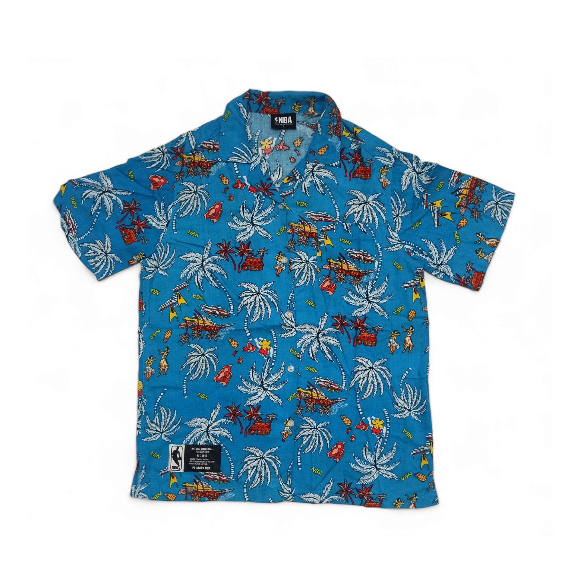 Chicago Bulls NBA Basketball Rayon Hawaiian Aloha Shirt
