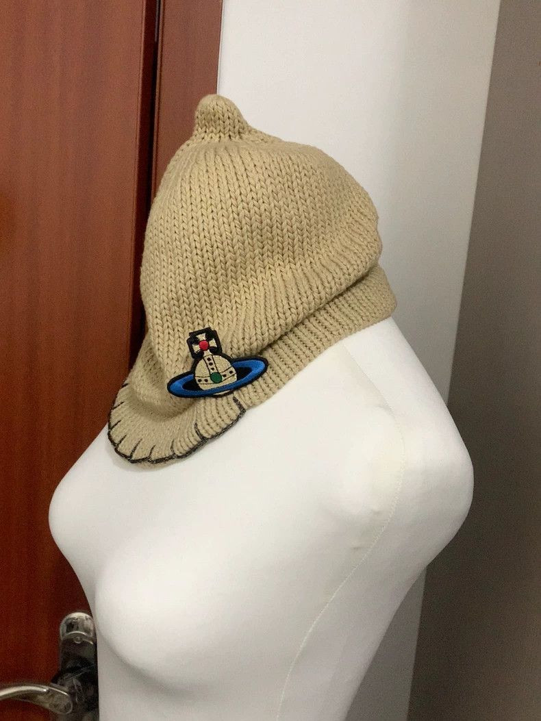 Vivienne Westwood Vivienne Westwood Kakao knit Saturn hat Size ONE SIZE - 1 Thumbnail