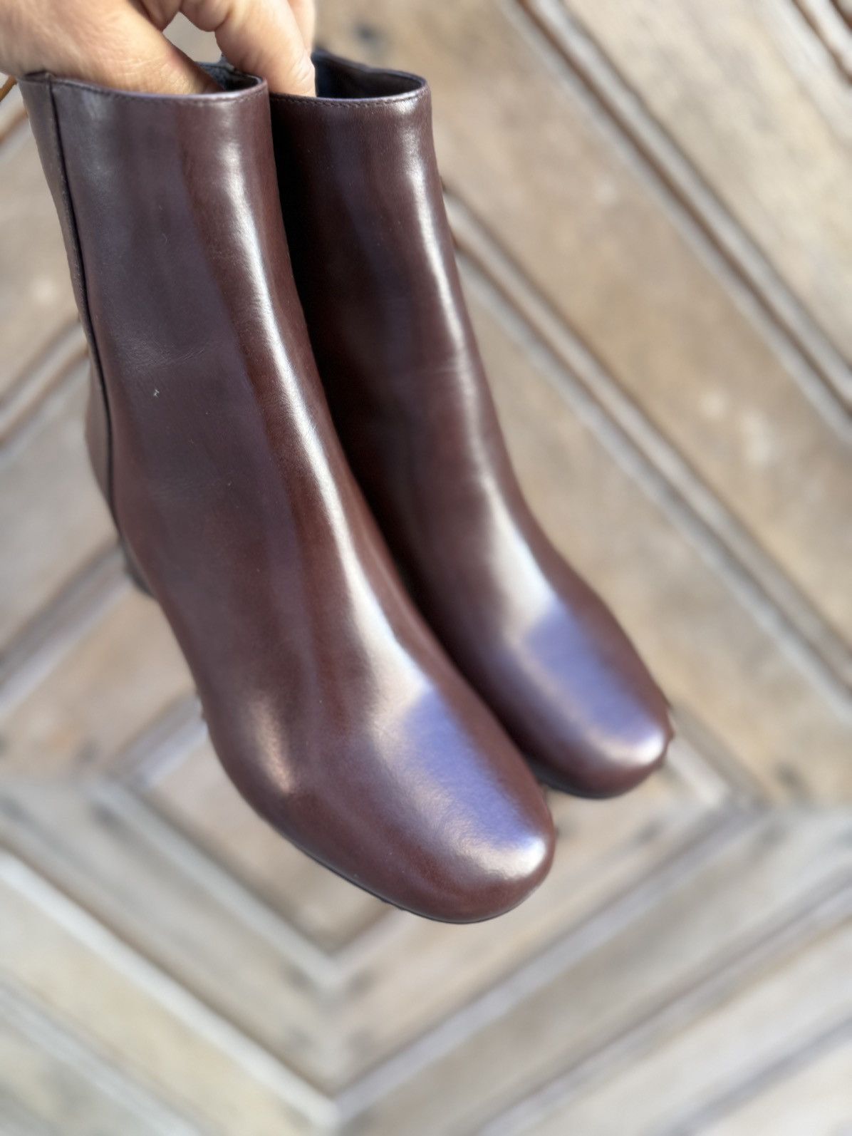 Sandro Brown Leather Ankle Boots Sandro Paris Women’s Size 36 Size US 6.5 / IT 36.5 - 3 Thumbnail
