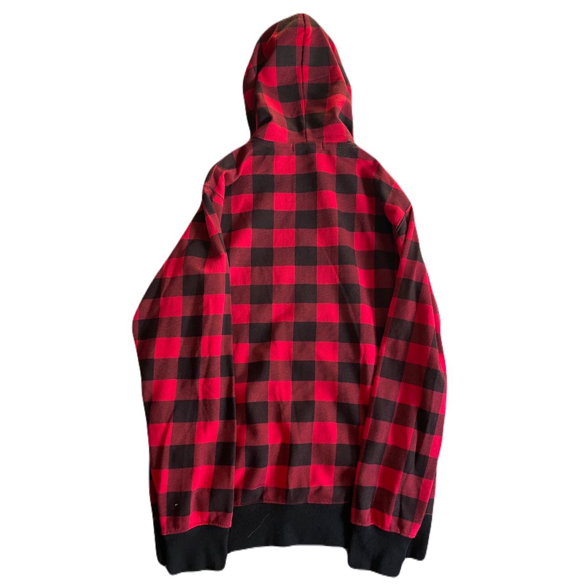 If Six Was Nine 2000s Japanese archive Vkei Plaid Zip-Up Hoodie Gyaruo Y2K Size US M / EU 48-50 / 2 - 4 Thumbnail
