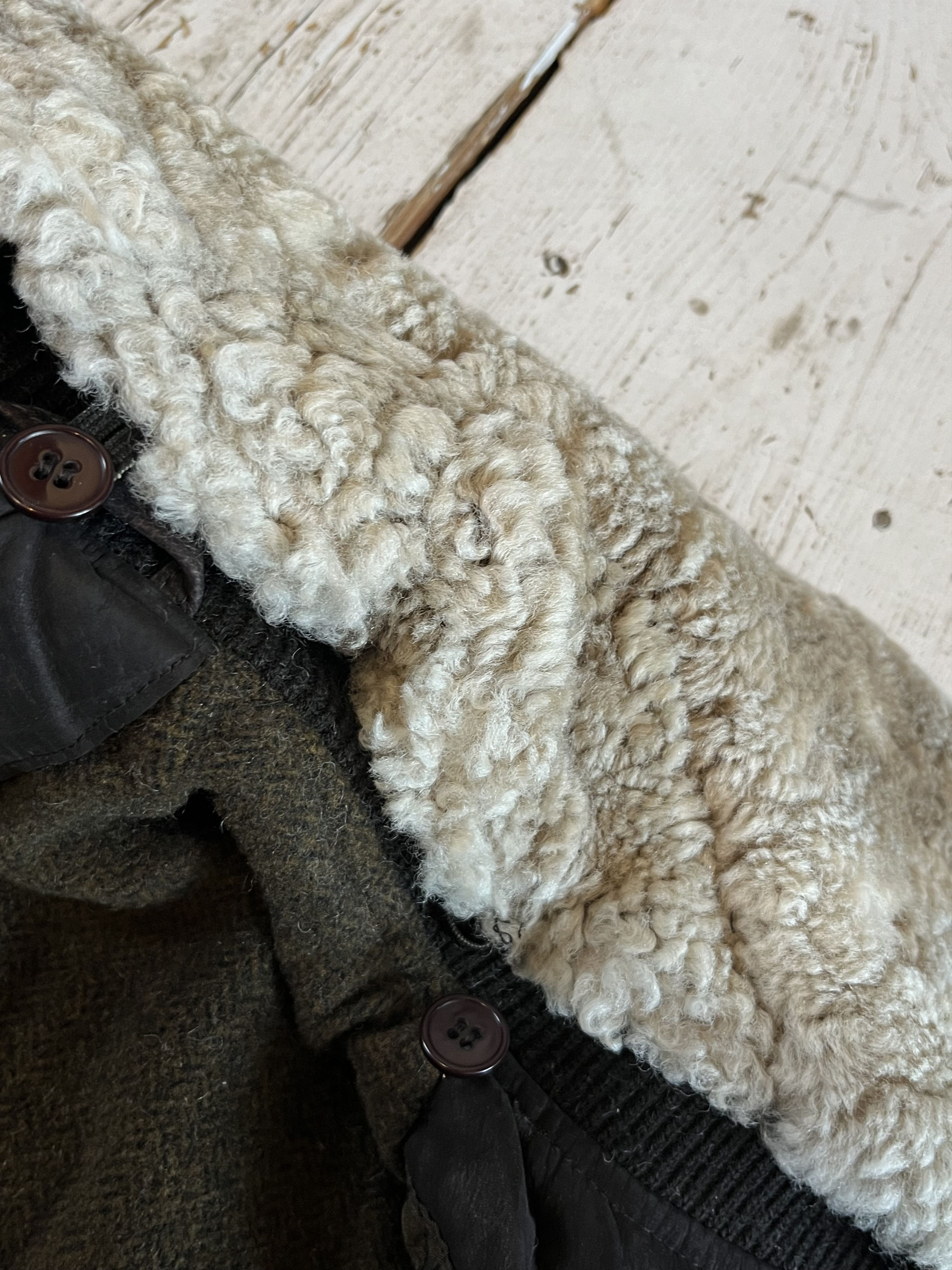 Vintage Vintage Flyers Shearling Leather Jacket with Fur Size US S / EU 44-46 / 1 - 9 Thumbnail