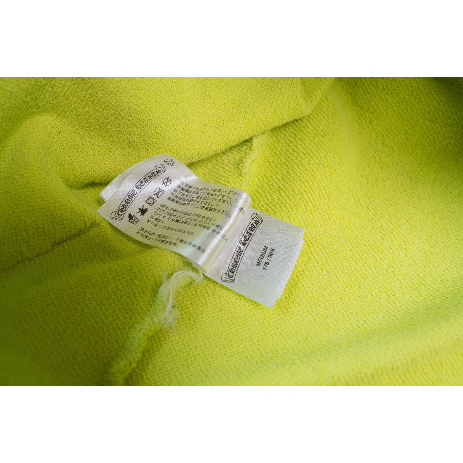 Chrome Hearts Matty Boy Link Hoodie 'Lime Green' Size US M / EU 48-50 / 2 - 5 Thumbnail