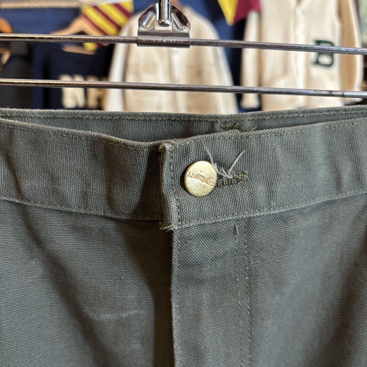 Carhartt × Vintage VTG Carhartt Double Knee Deadstock USA Olive Canvas Pants Size US 40 / EU 56 - 3 Thumbnail