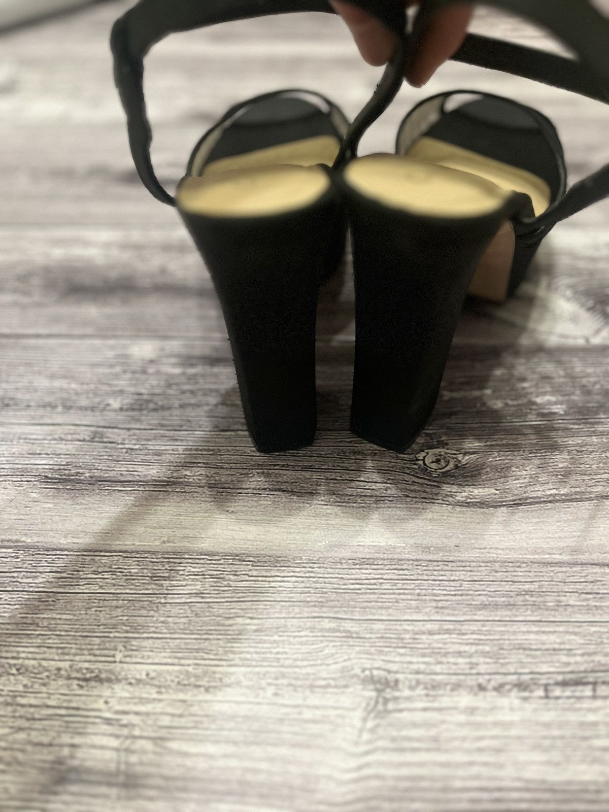 Dior Christian Dior Black Mesh Platform Heels – Size 37D Size US 7 / IT 37 - 5 Thumbnail