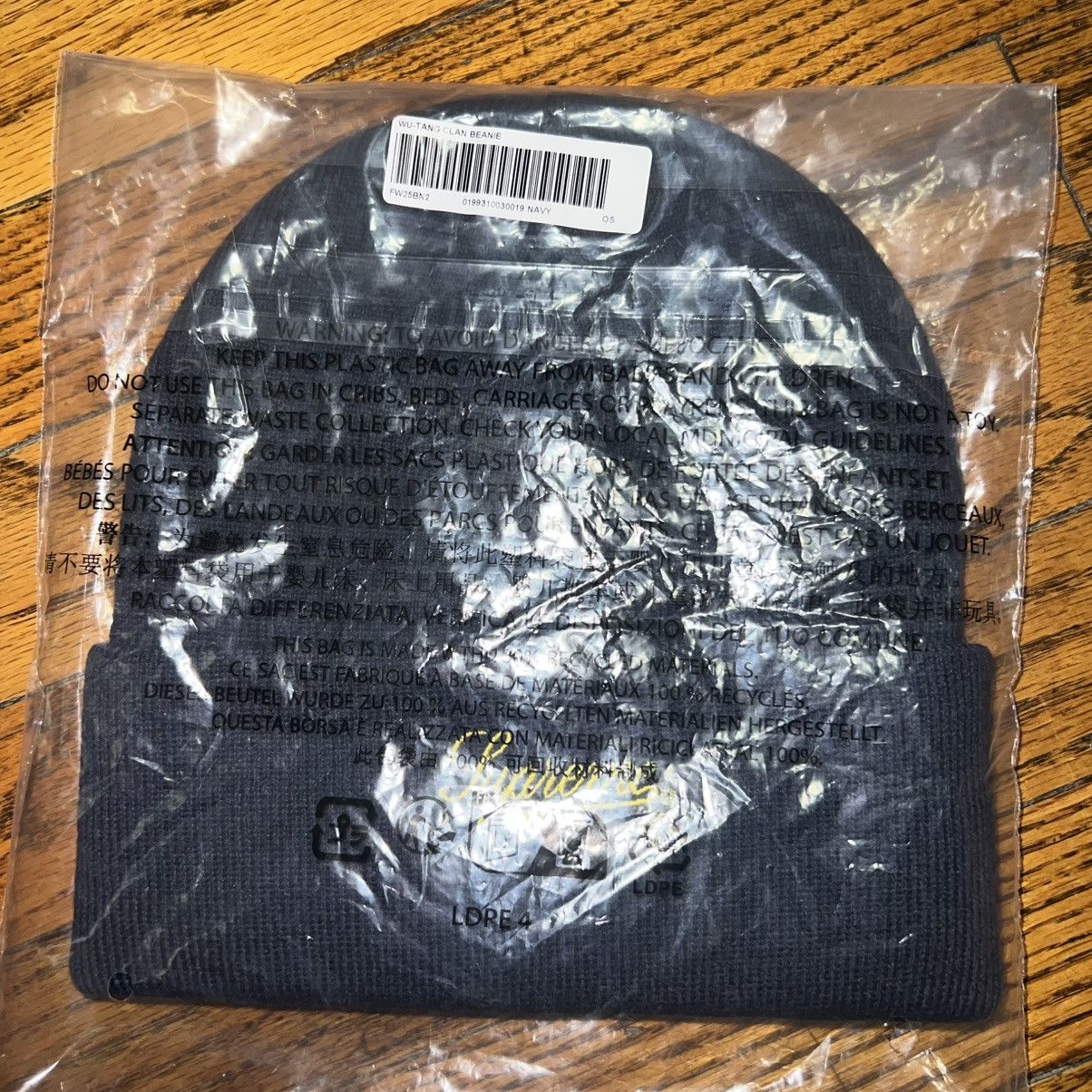 Supreme In-Hand Supreme Wu Tang Clan Beanie Navy Size: One Size Size ONE SIZE - 4 Thumbnail