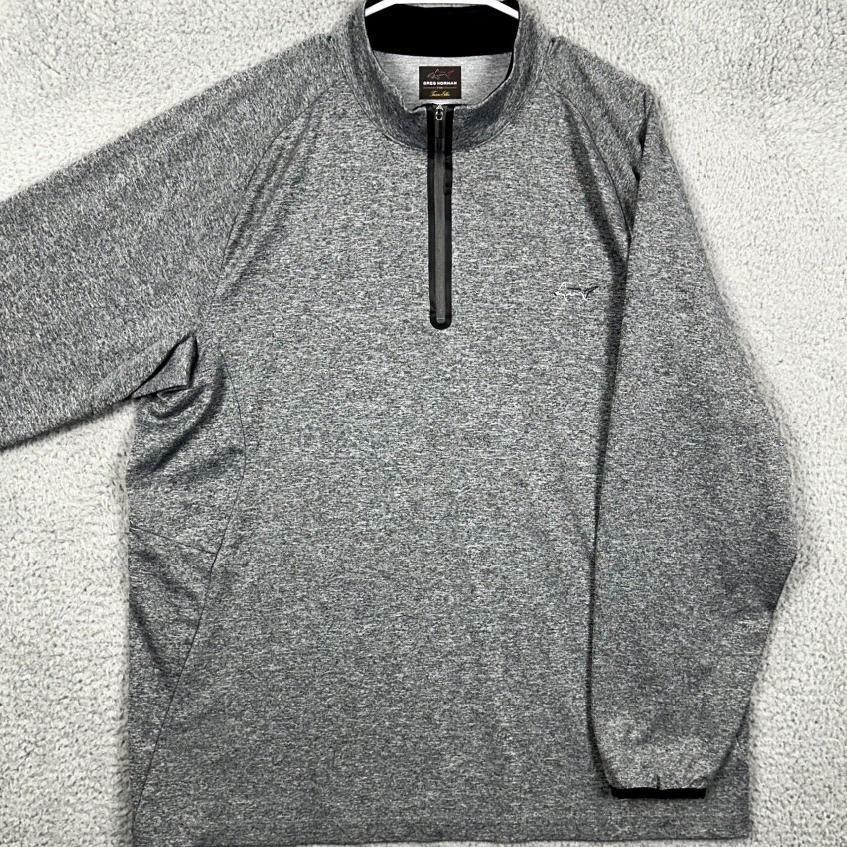 Tasso Elba Greg Norman Tasso Elba Sweatshirt Pullover Mens XL Gray Quarter Zip Long Sleeve Size US XL / EU 56 / 4 - 2 Thumbnail