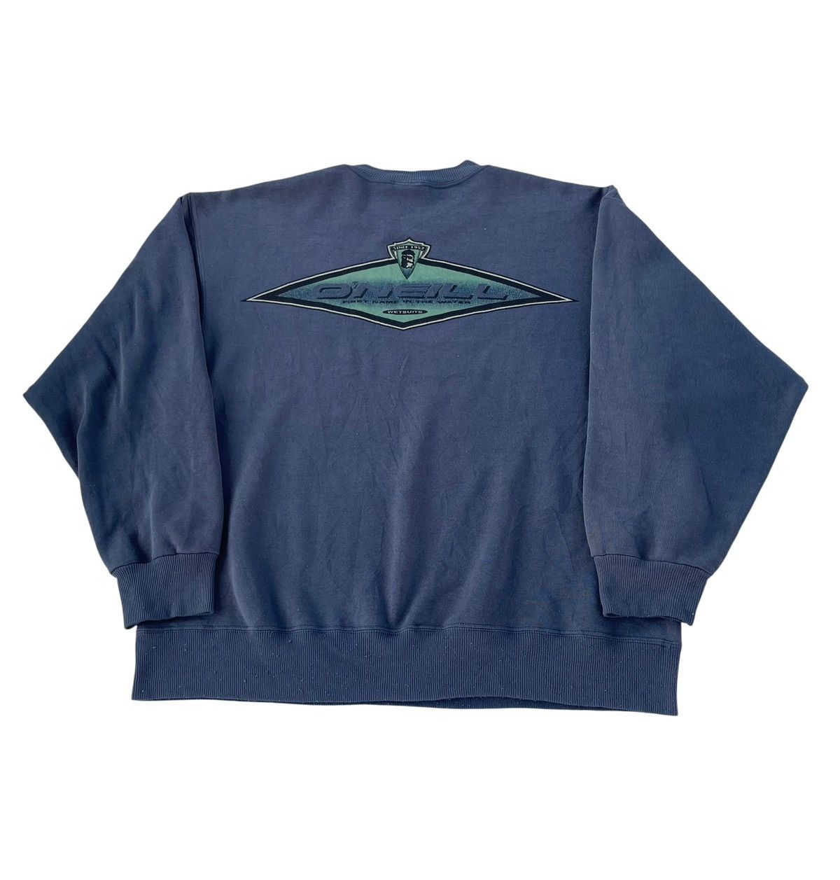 O'Neill Vintage 90's O'neill Surfing Disstresed Design Sweatshirt Size US L / EU 52-54 / 3 - 1 Thumbnail