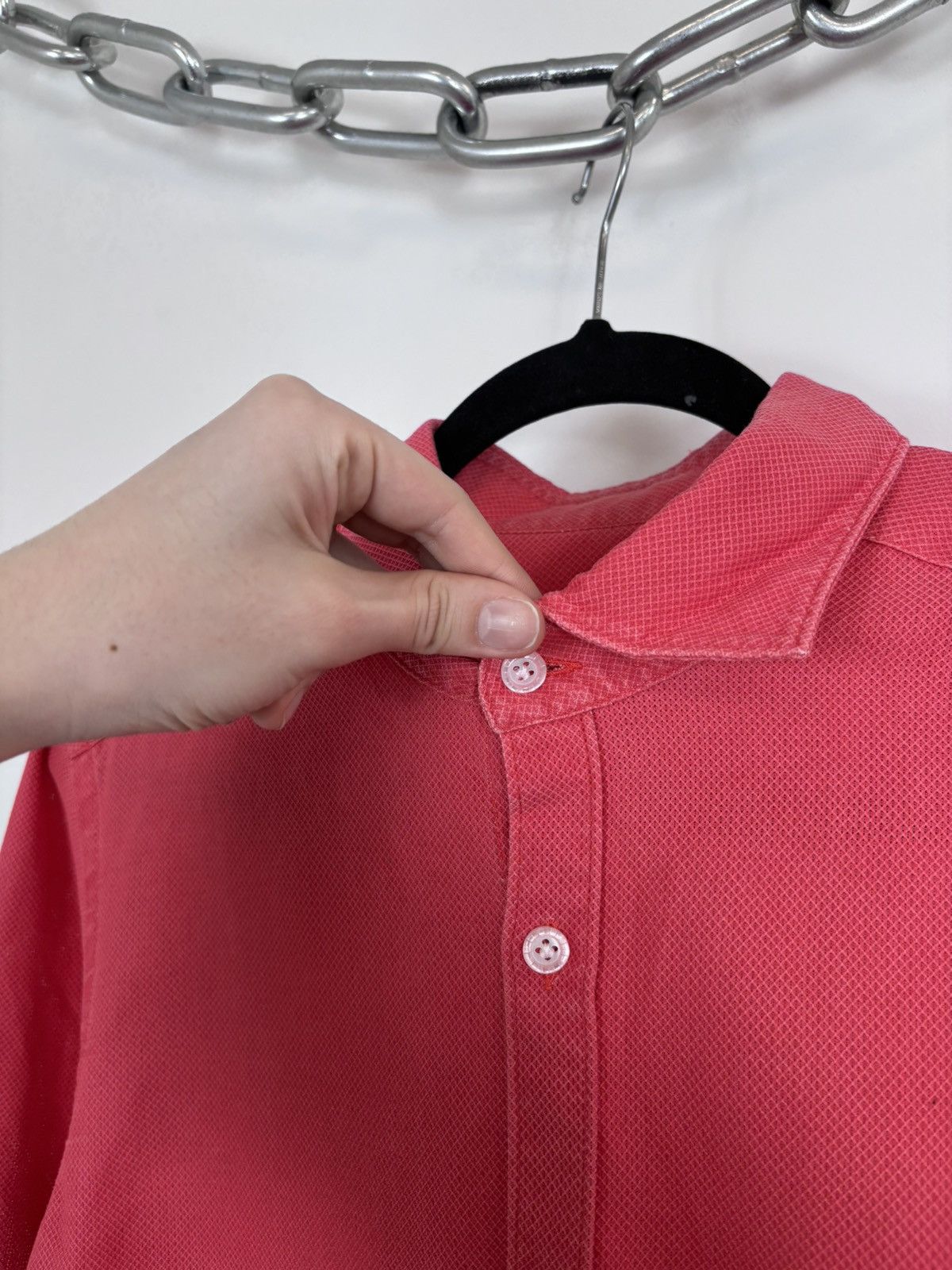 Other Sonrisa Men’s Washed Collection Red Long Sleeve Shirt Size US L / EU 52-54 / 3 - 3 Thumbnail