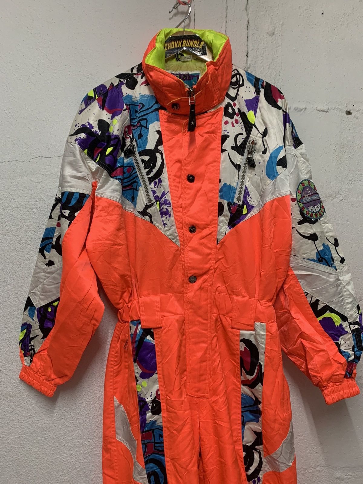 Ellesse Vintage Ellesse Full Ski Suit Size 36R - 3 Thumbnail