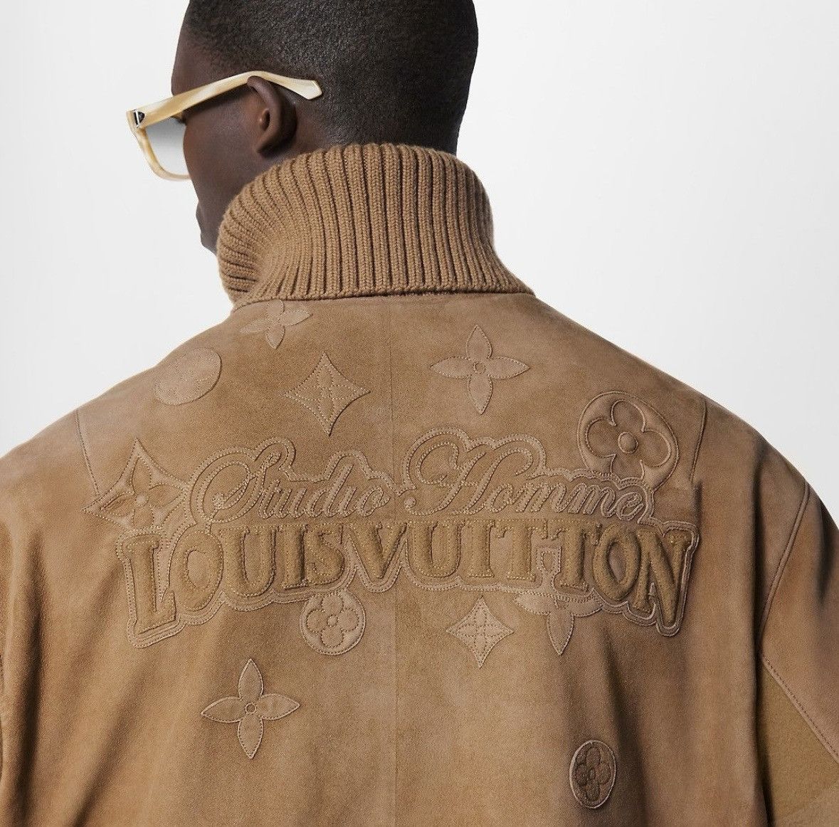 Designer × Louis Vuitton Mixed Material Leather Teddy Blouson Size US L / EU 52-54 / 3 - 3 Thumbnail