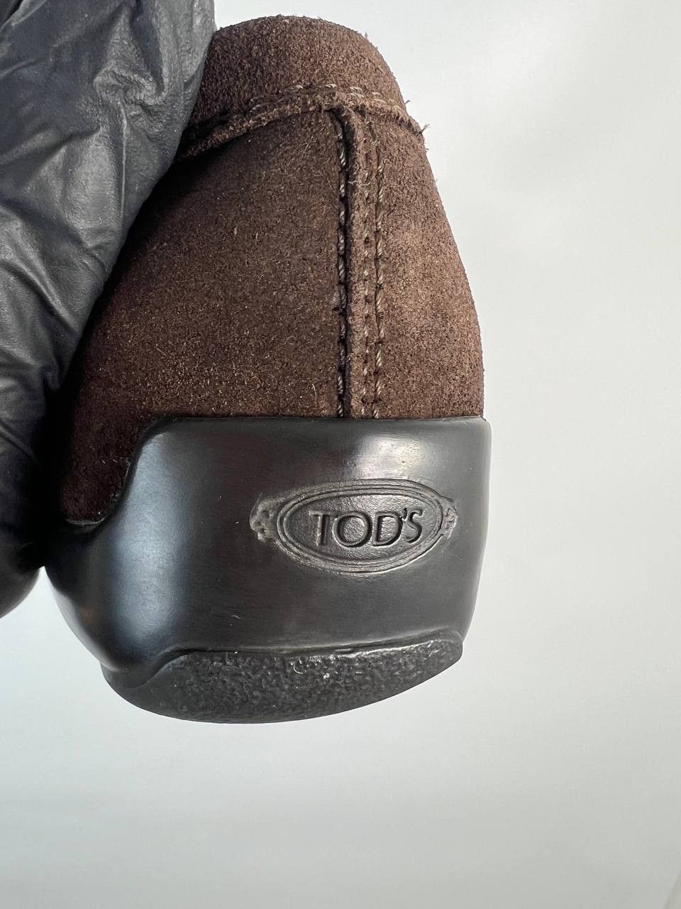 Tod's × Vintage Tods Damen Halbschuhe Ballerina Slipper Sehr Gut Karton 38 Size US 7 / IT 37 - 8 Thumbnail