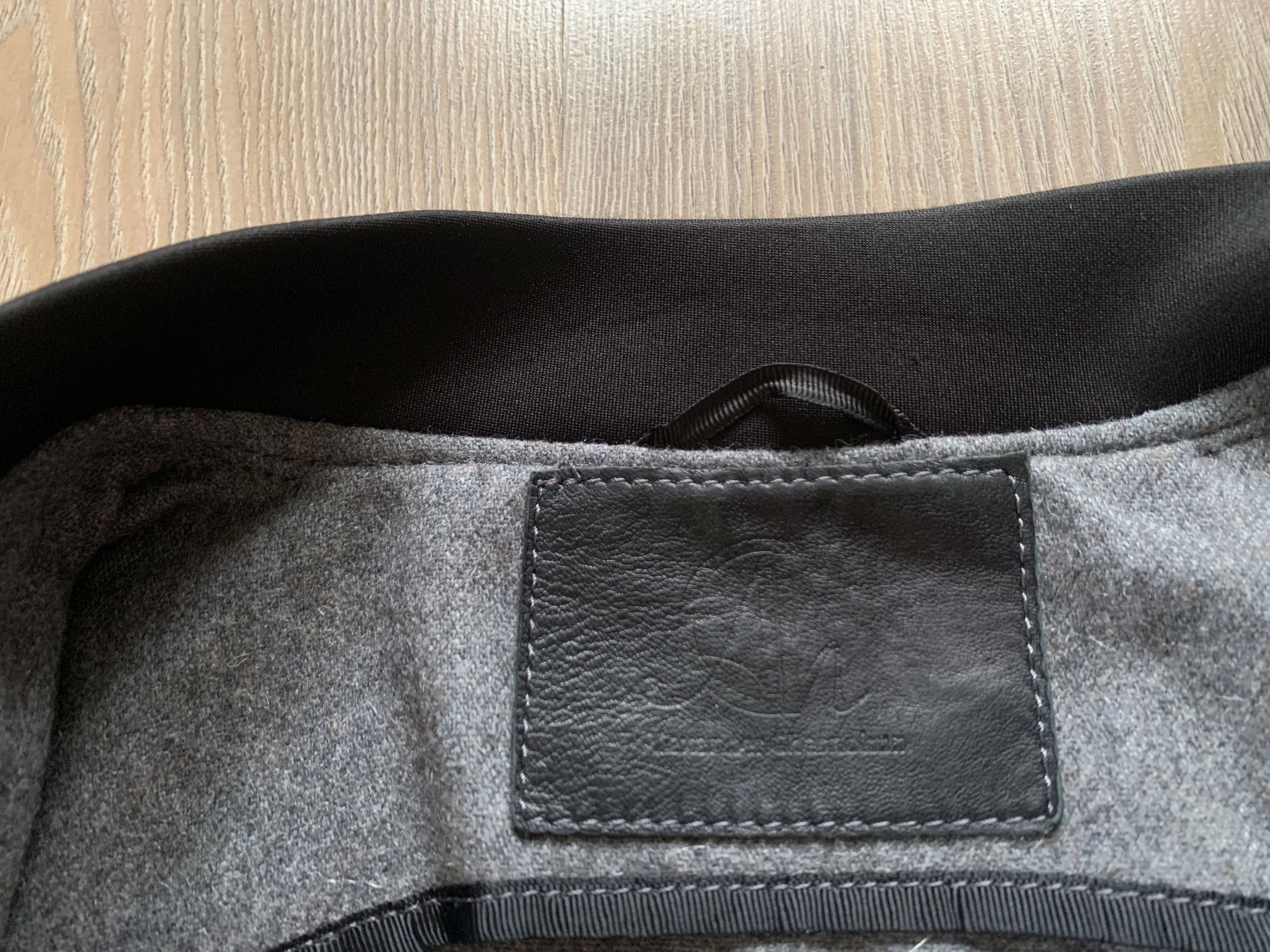 Handmade Alexander Chernokun Wool Leather Combined Bomber Jacket Size S / US 4 / IT 40 - 6 Thumbnail