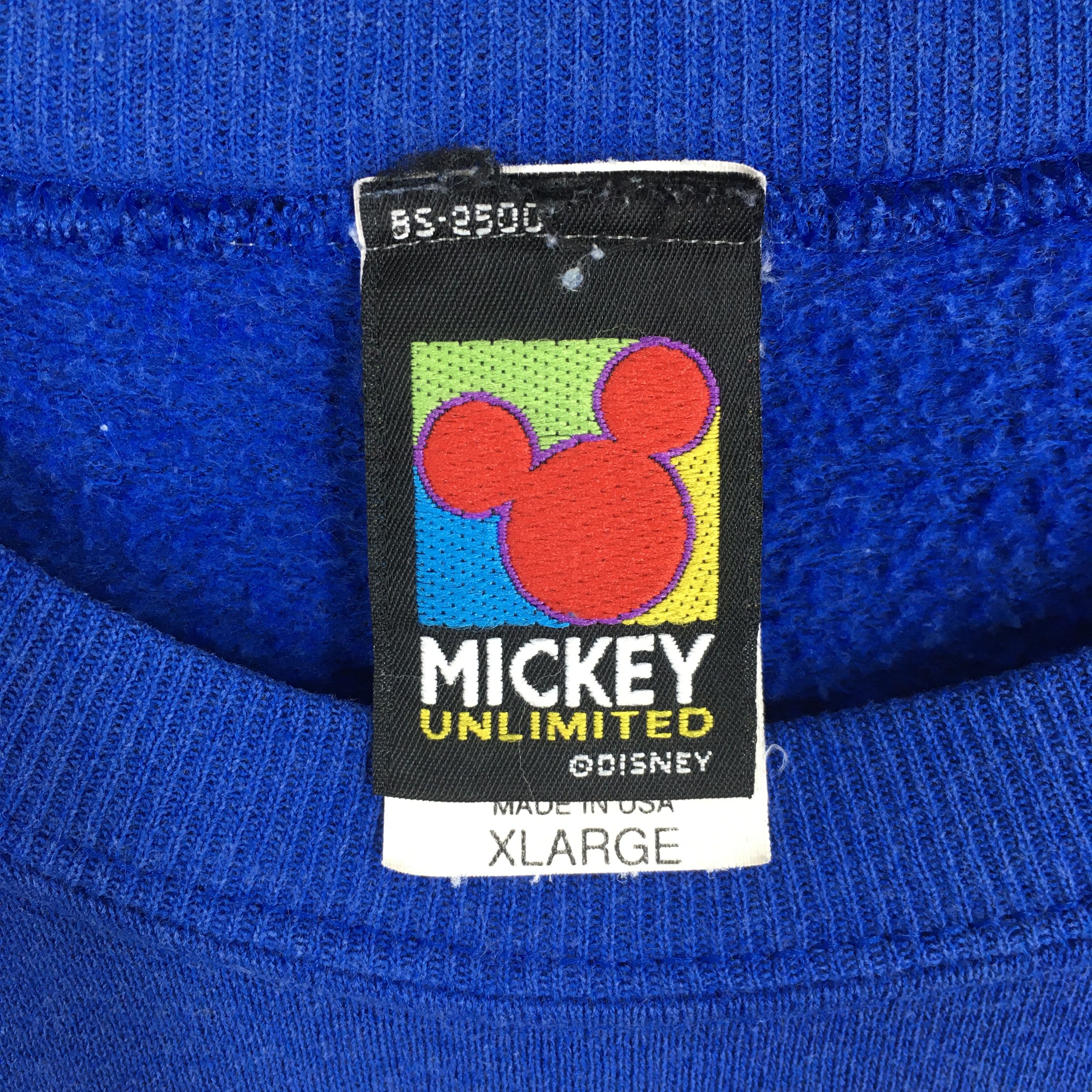 Cartoon Network Vintage Mickey Mouse Blue Sweatshirt XLarge Size US XL / EU 56 / 4 - 5 Thumbnail