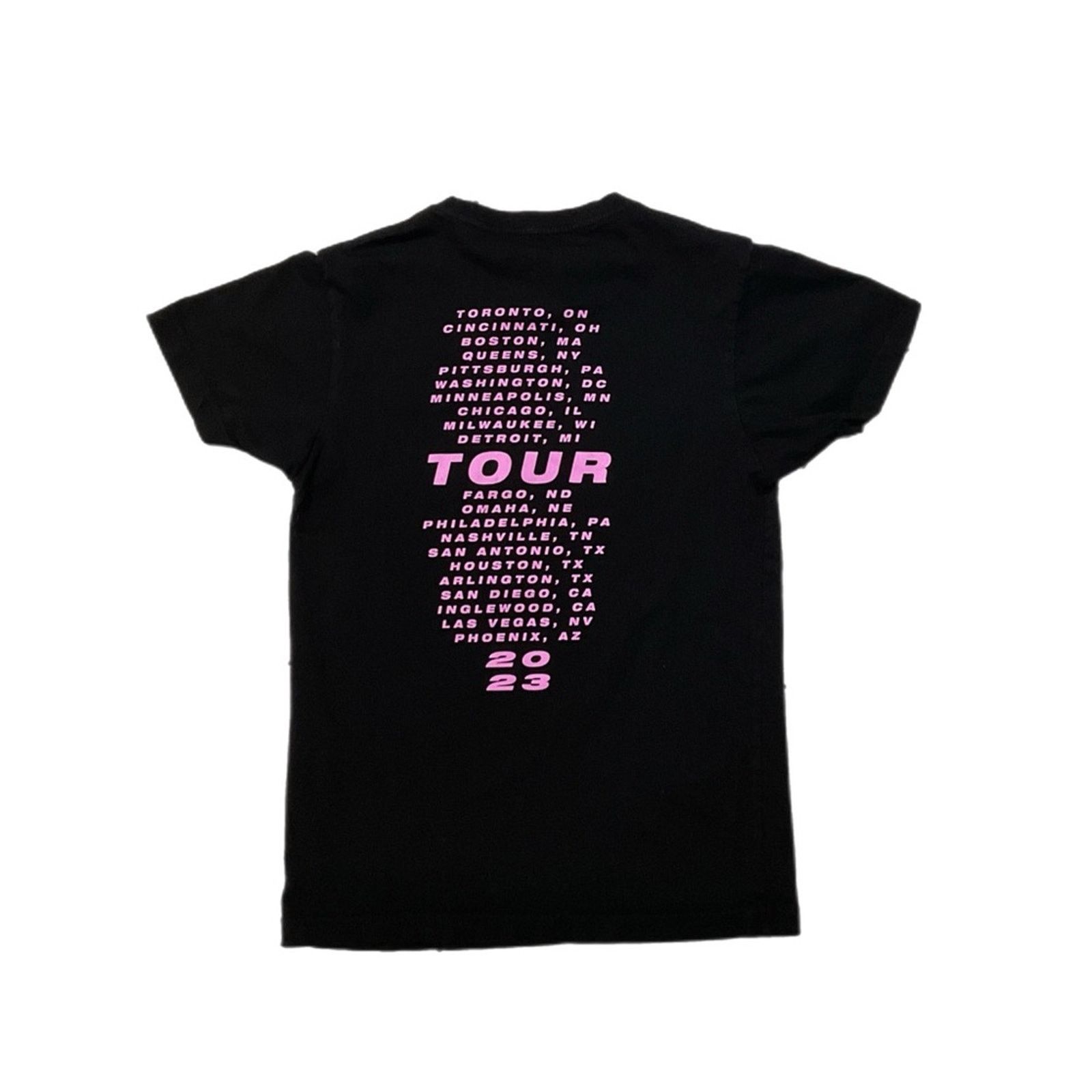 Pink P!NK 2023 Tour Short Sleeve Black T-Shirt Size S / US 4 / IT 40 - 2 Thumbnail