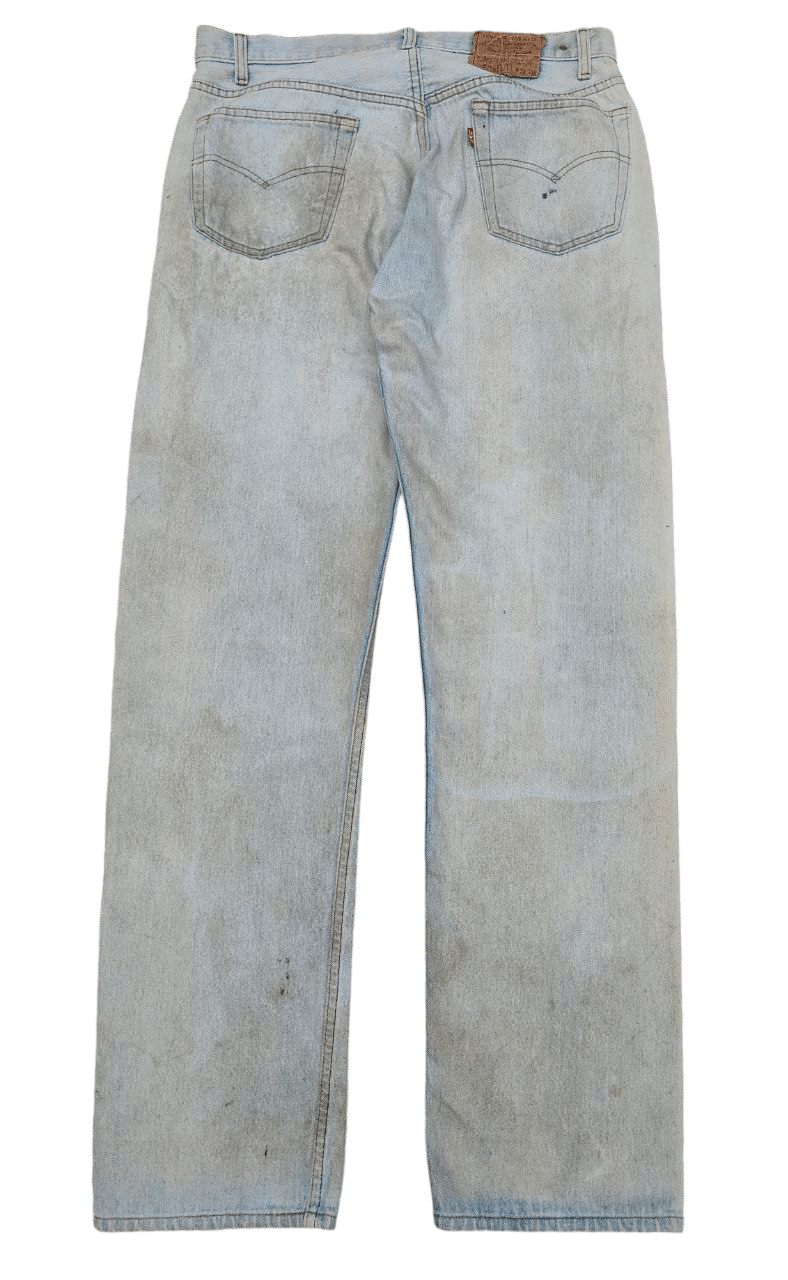 Levi's Vintage Clothing 70s Vintage Levi's 501 Mudwash worn Denim Size US 34 / EU 50 - 2 Thumbnail
