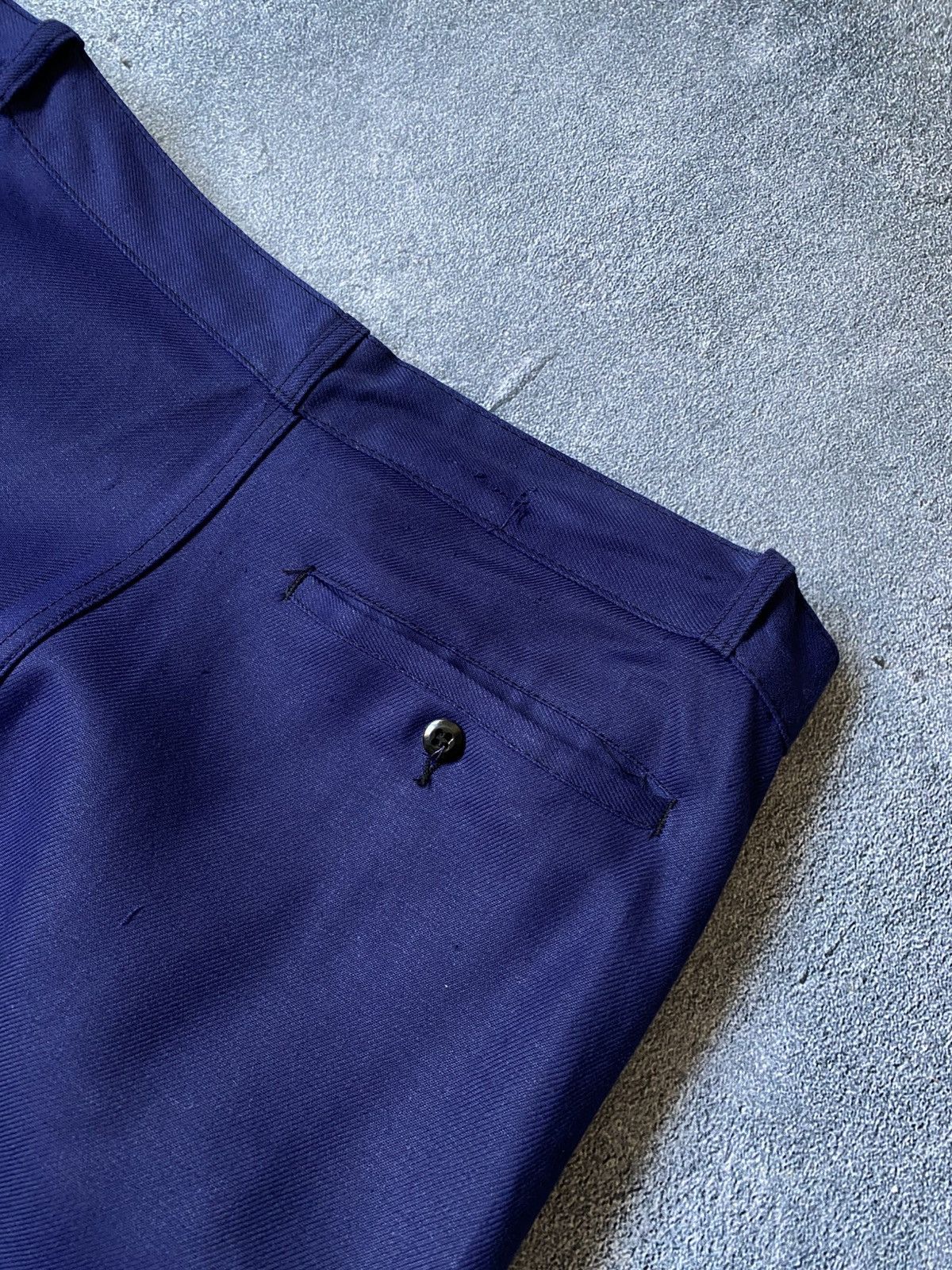Vintage VNTG French Trousers Adolphe LaFont Moleskin 70s Chore Pants Size US 32 / EU 48 - 6 Thumbnail