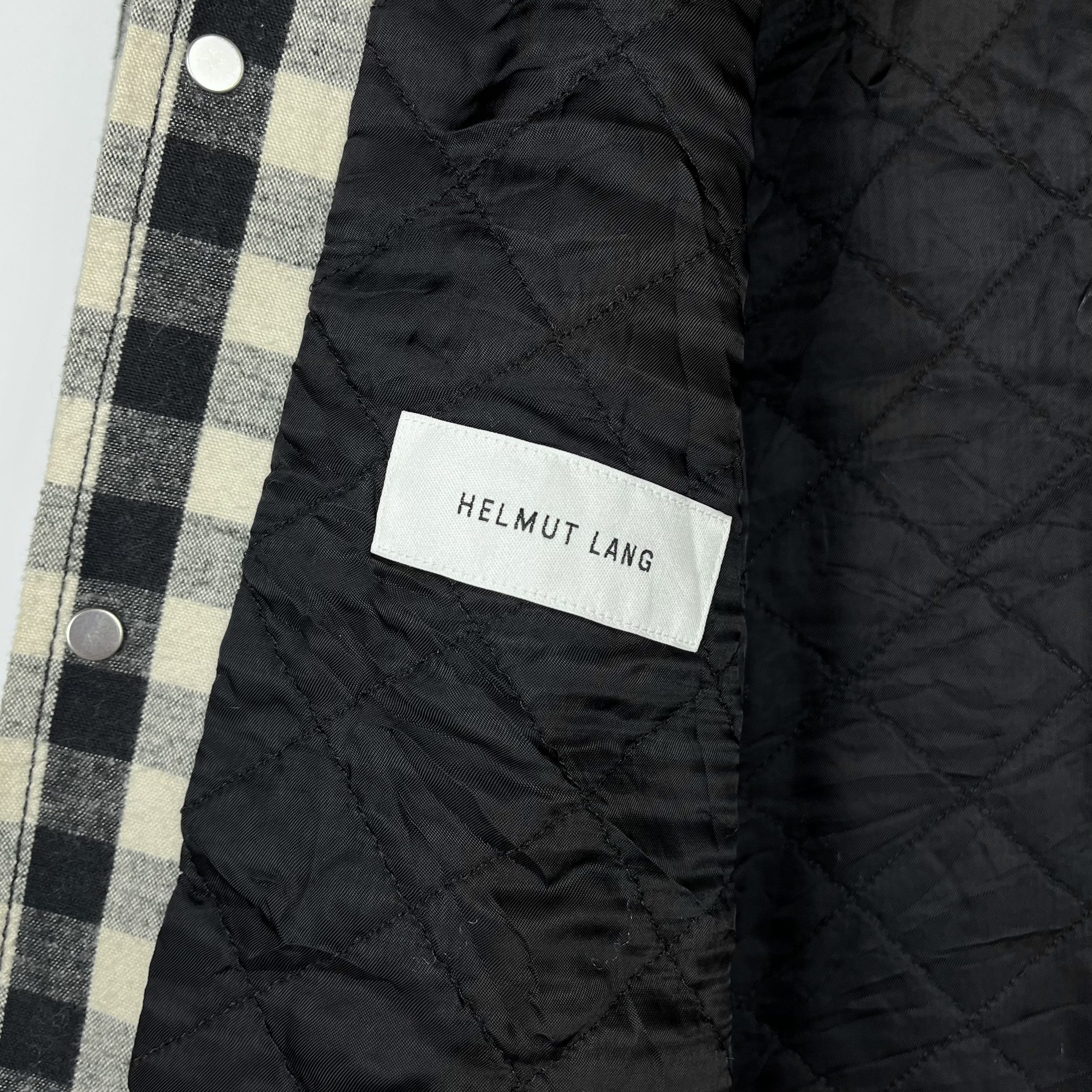 Helmut Lang Helmut Lang Oversized Gingham Flannel Overshirt Jacket Size XS / US 0-2 / IT 36-38 - 14 Thumbnail