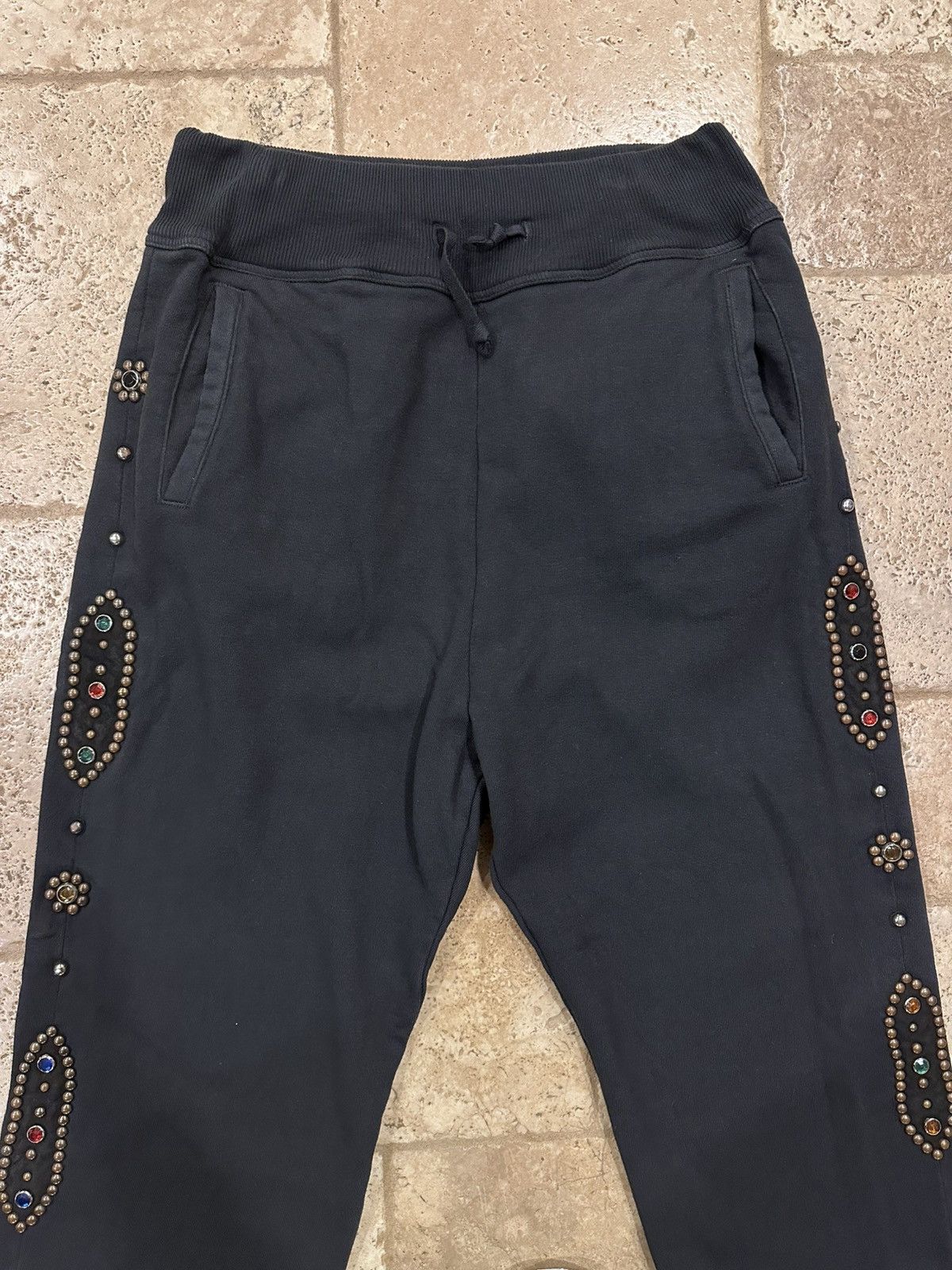 Kapital Kapital Jewel Studded Embellished Cotton Sweatpant Joggers Size US 36 / EU 52 - 3 Thumbnail