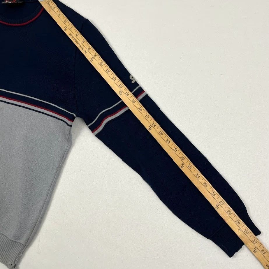 Vintage VTG Demetre Sweater Mens XL Blue Gray New Wool Knit Crew Pullover Ski Jumper 80s Size US XL / EU 56 / 4 - 6 Thumbnail