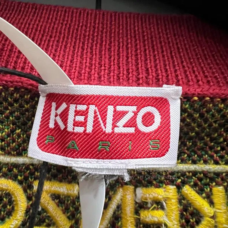 Kenzo Kenzo Floral Inlay Full Print Knit Top Size M / US 6-8 / IT 42-44 - 4 Thumbnail