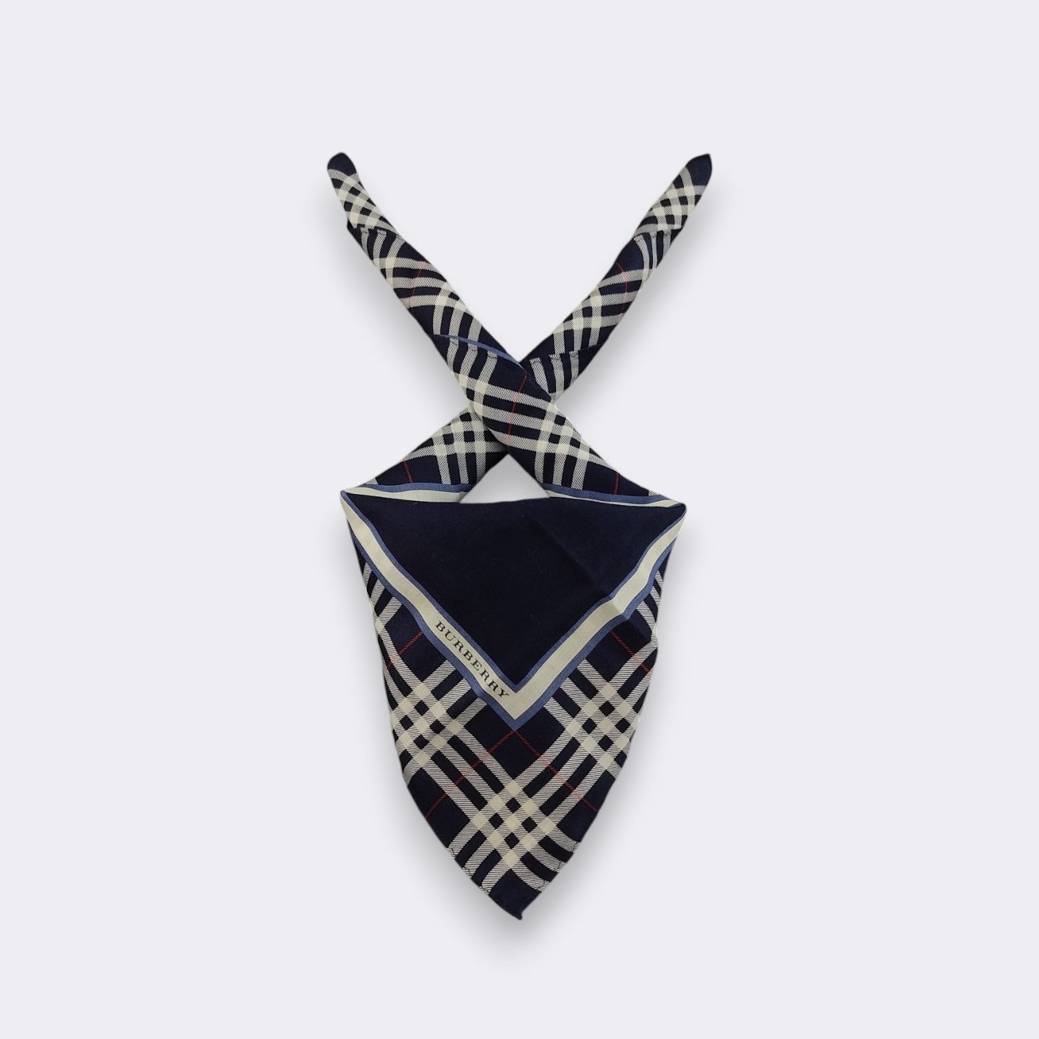 Burberry Vintage Burberry Handkerchief Neckerchief Bandana H142E Size ONE SIZE - 1 Thumbnail