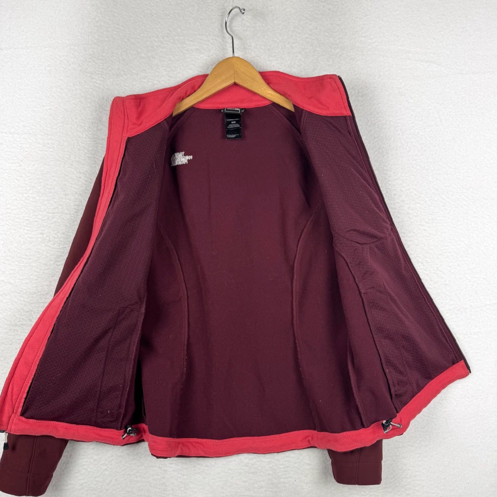 The North Face The North Face Womens Medium Maroon Apex Bionic Softshell Fleece Lined Jacket Size M / US 6-8 / IT 42-44 - 7 Thumbnail
