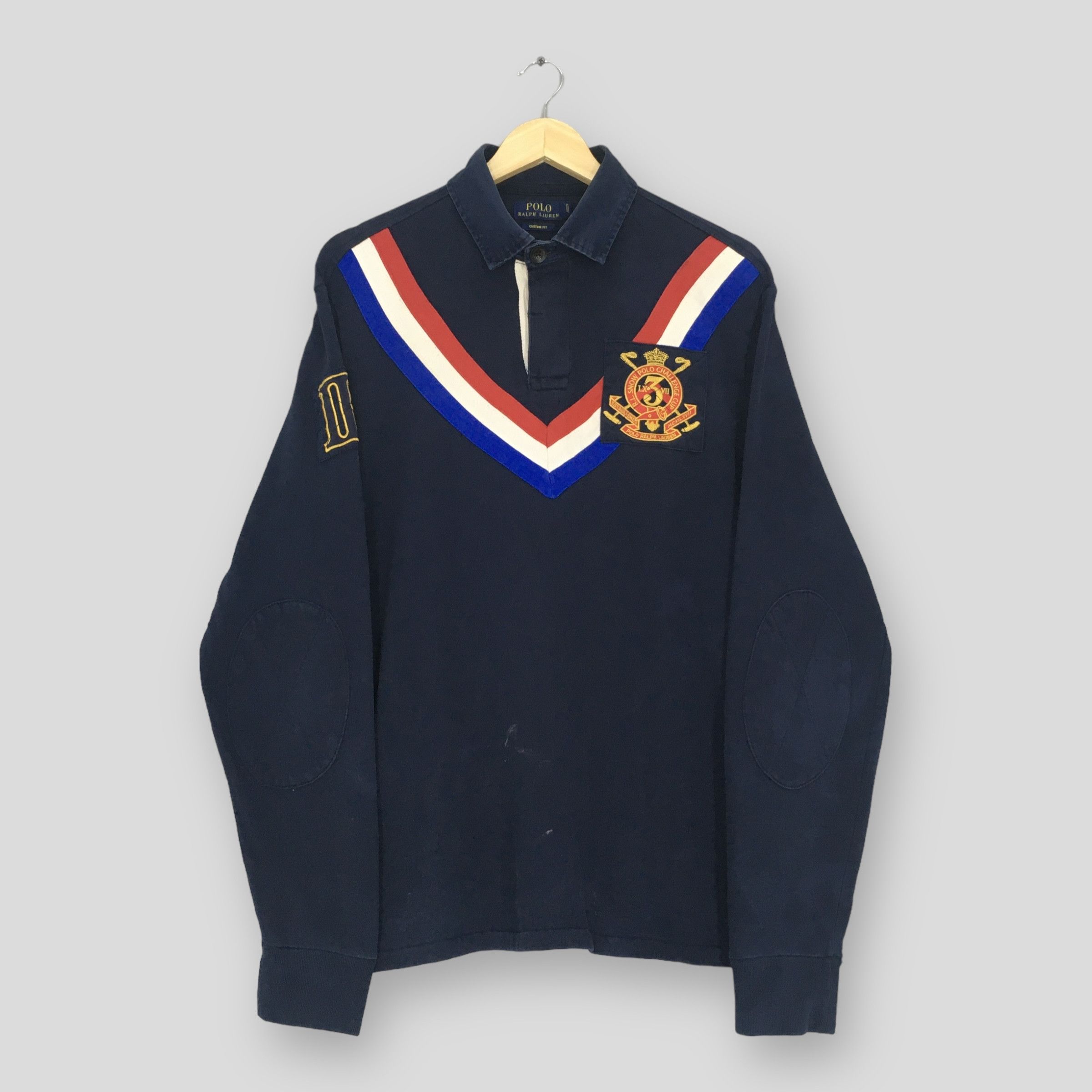 Polo Ralph Lauren Vintage Y2K Polo Ralph Lauren Rugby Shirt Large Size US L / EU 52-54 / 3 - 1 Thumbnail