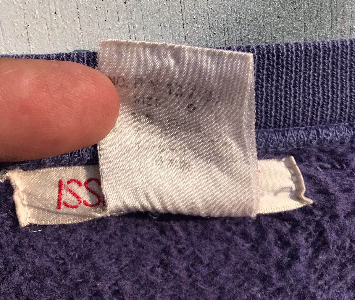 Issey Miyake × Vintage Vintage 80s Issey sport cow snap button sweatshirt Size US L / EU 52-54 / 3 - 10 Thumbnail
