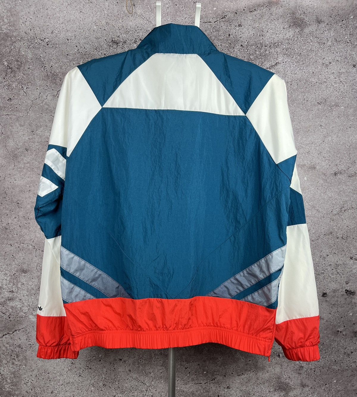 Adidas Adidas Originals V-Stripes Windbreaker Anorak Size US S / EU 44-46 / 1 - 2 Thumbnail
