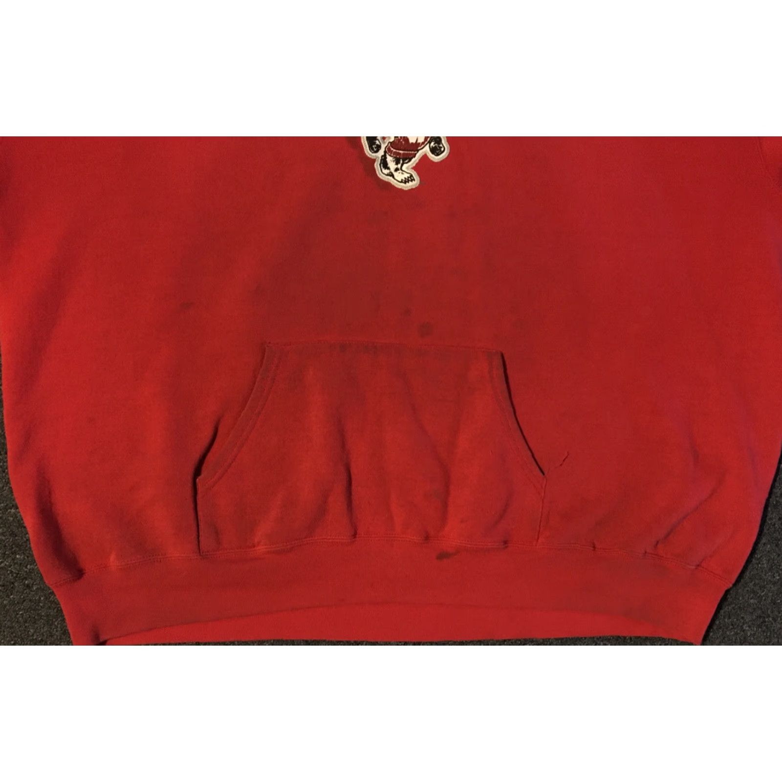 Thrasher VINTAGE 90s University Of Wisconsin Faded Distress Hoodie 3X College Track Grunge PE Size US XXL / EU 58 / 5 - 5 Thumbnail