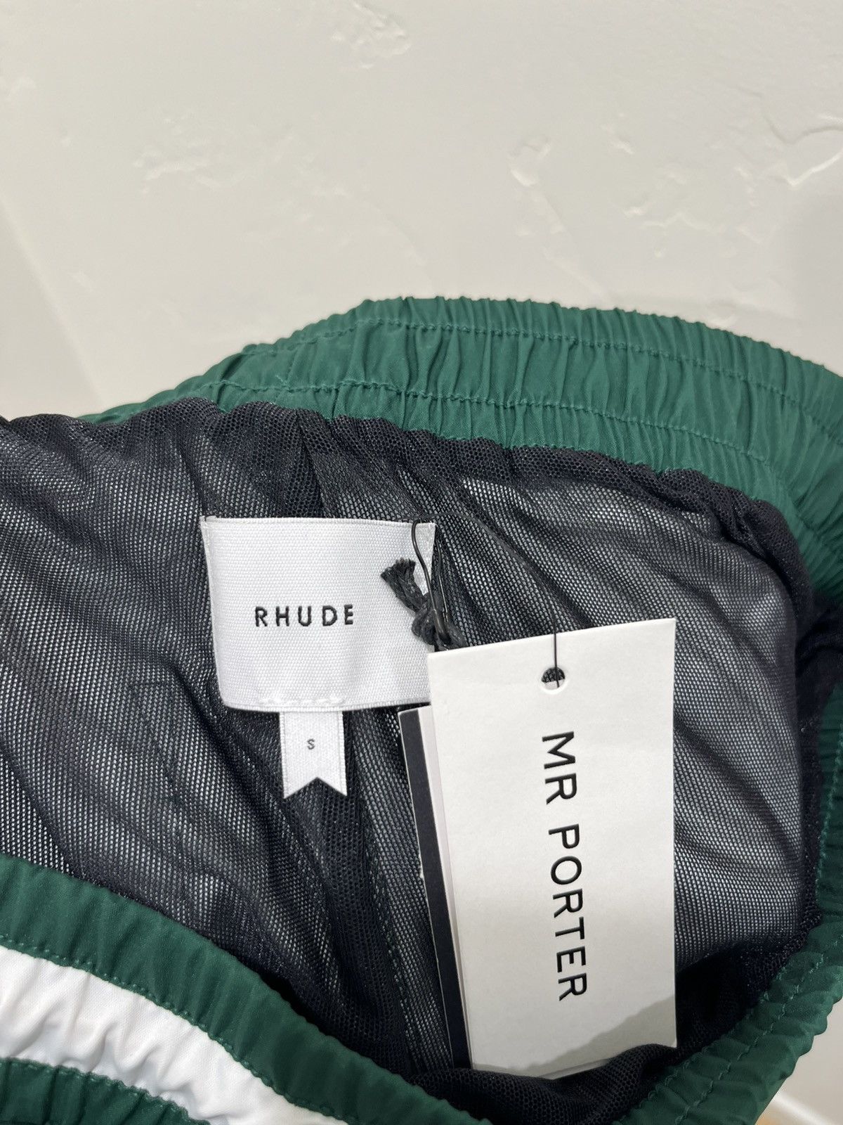 Rhude Rhude Green Track Shorts Size US 30 / EU 46 - 5 Thumbnail