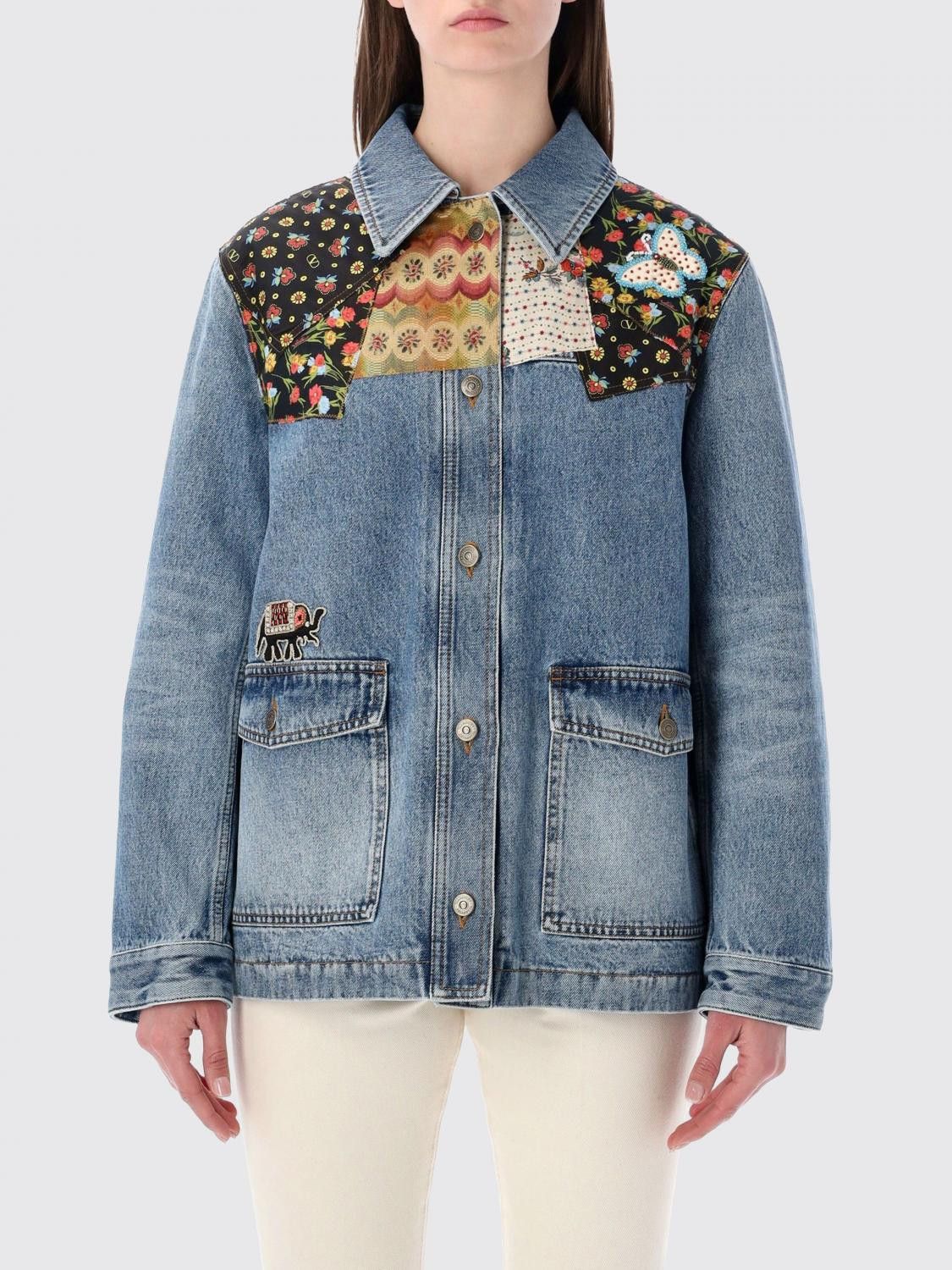 Valentino Valentino Jacket Woman Blue Size M / US 6-8 / IT 42-44 - 1 Thumbnail