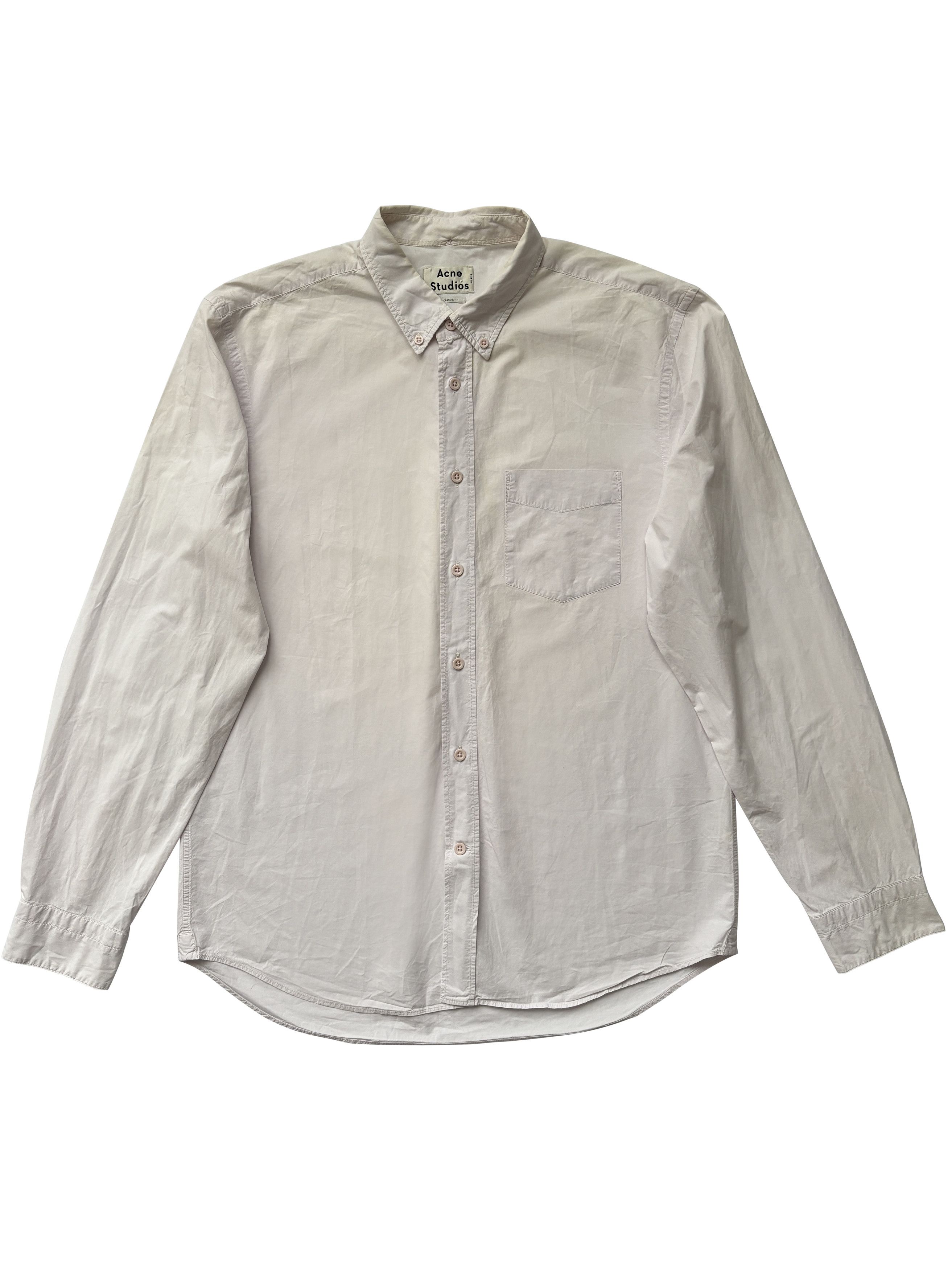 Acne Studios ⚡️QUICK SALE⚡️Acne Studio Pale Pink Button Up Shirt Size US L / EU 52-54 / 3 - 1 Thumbnail