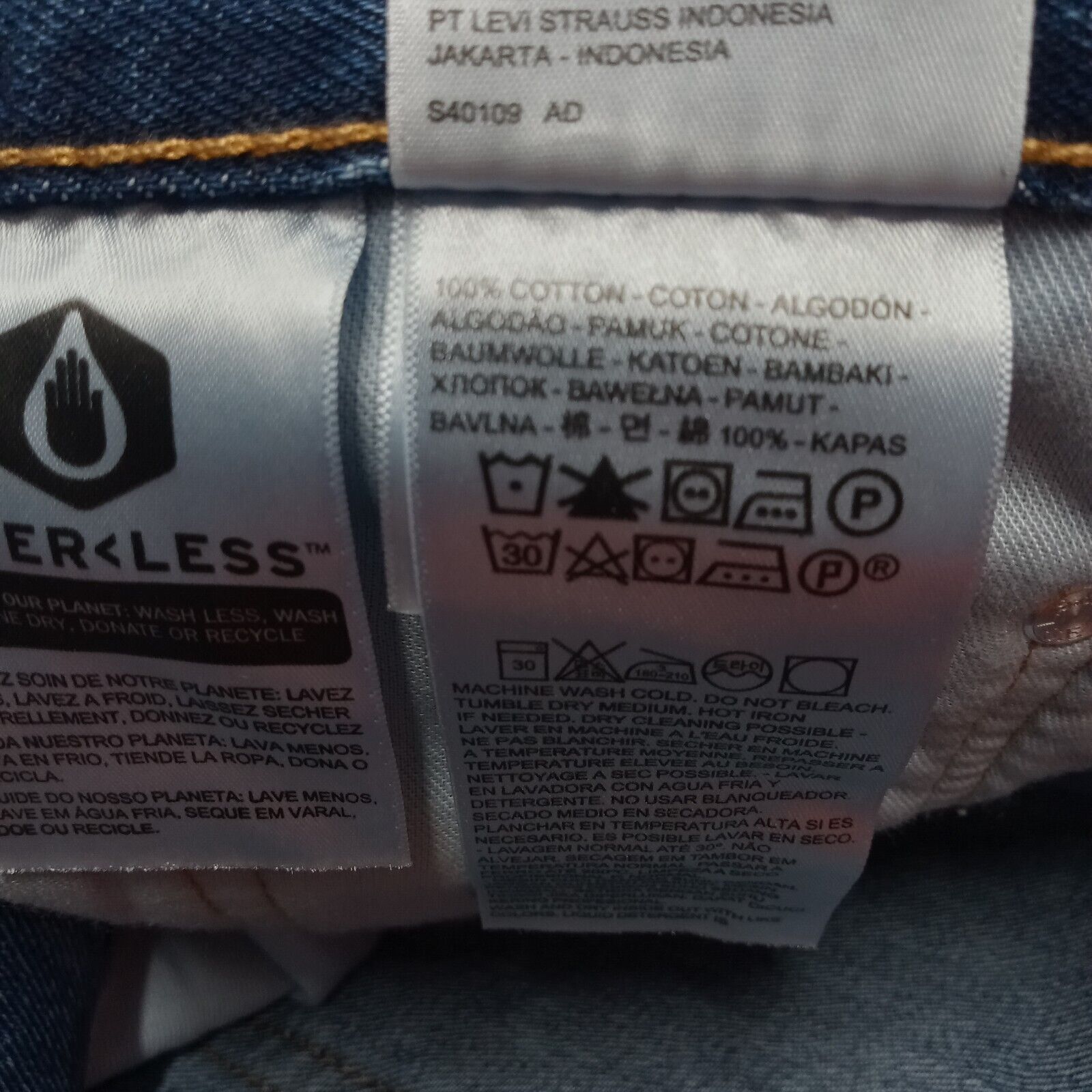 Levi's Levi's 550 Relaxed Jeans Men’s Size 50x28 Big & Tall Blue Size US 44 / EU 60 - 5 Thumbnail