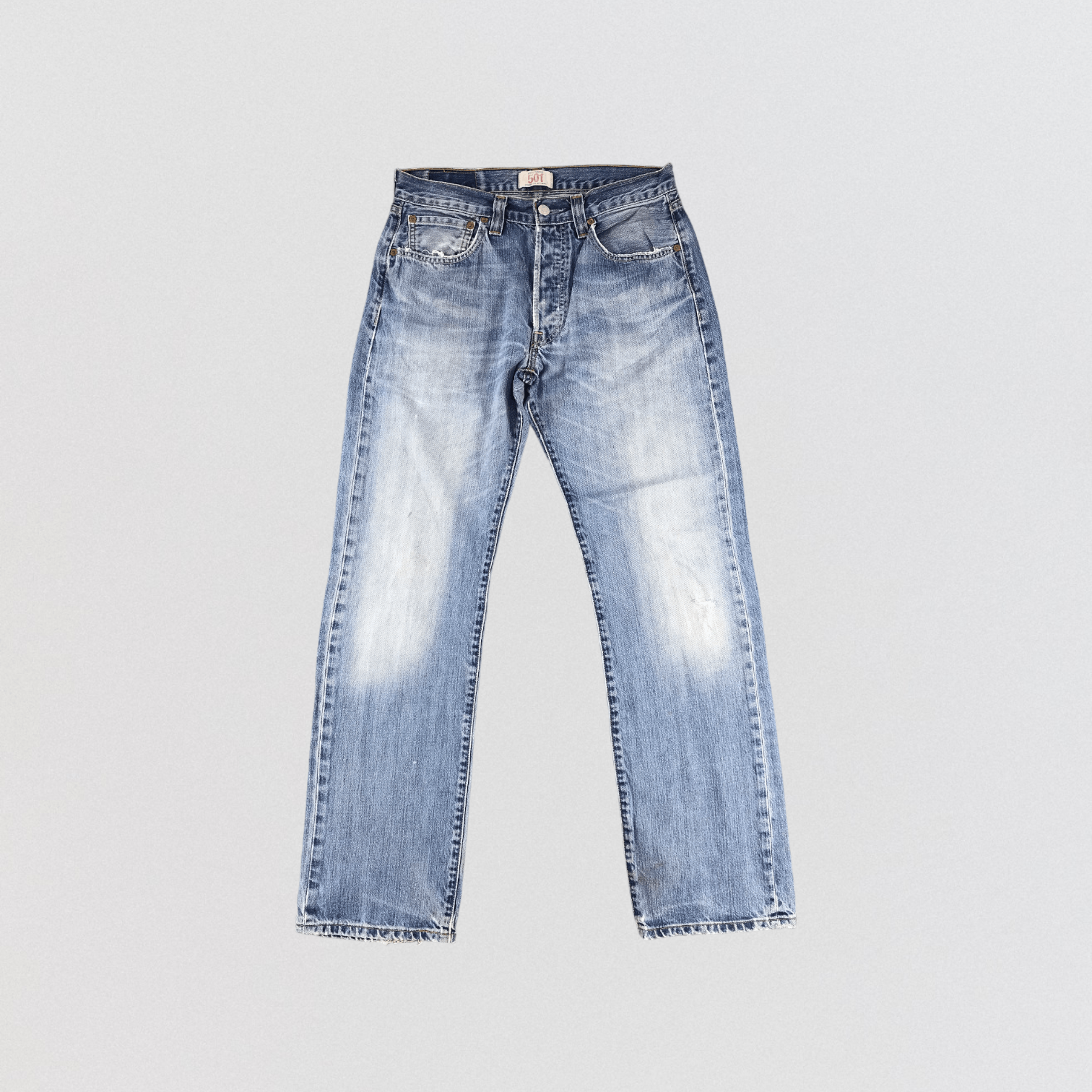 Levi's Vintage Light Wash Levis 501 Jeans-JM857 Size US 30 / EU 46 - 1 Thumbnail